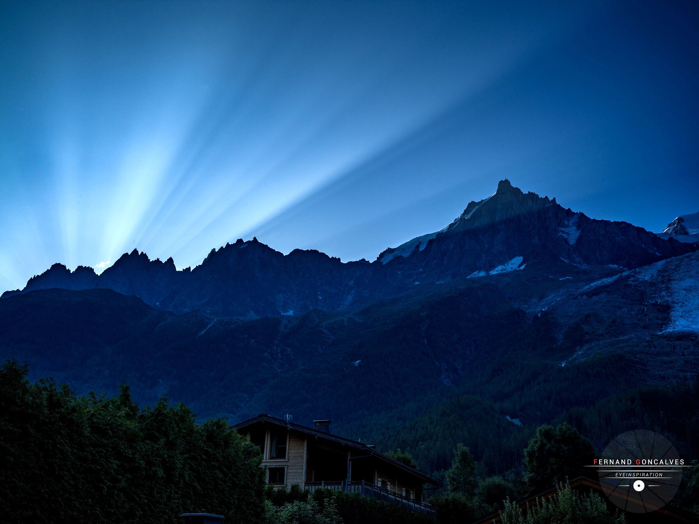 Lever de soleil Aiguille du Midi
