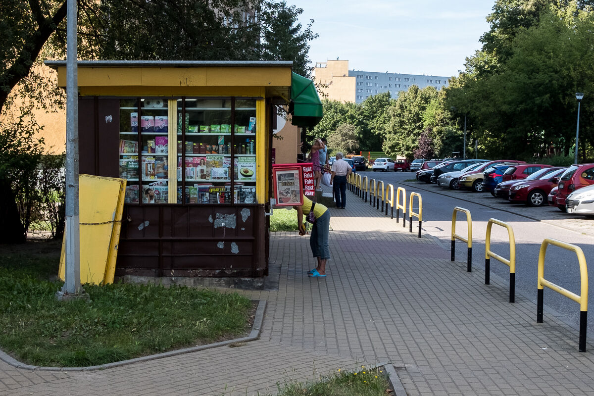 Yellows on newsstands