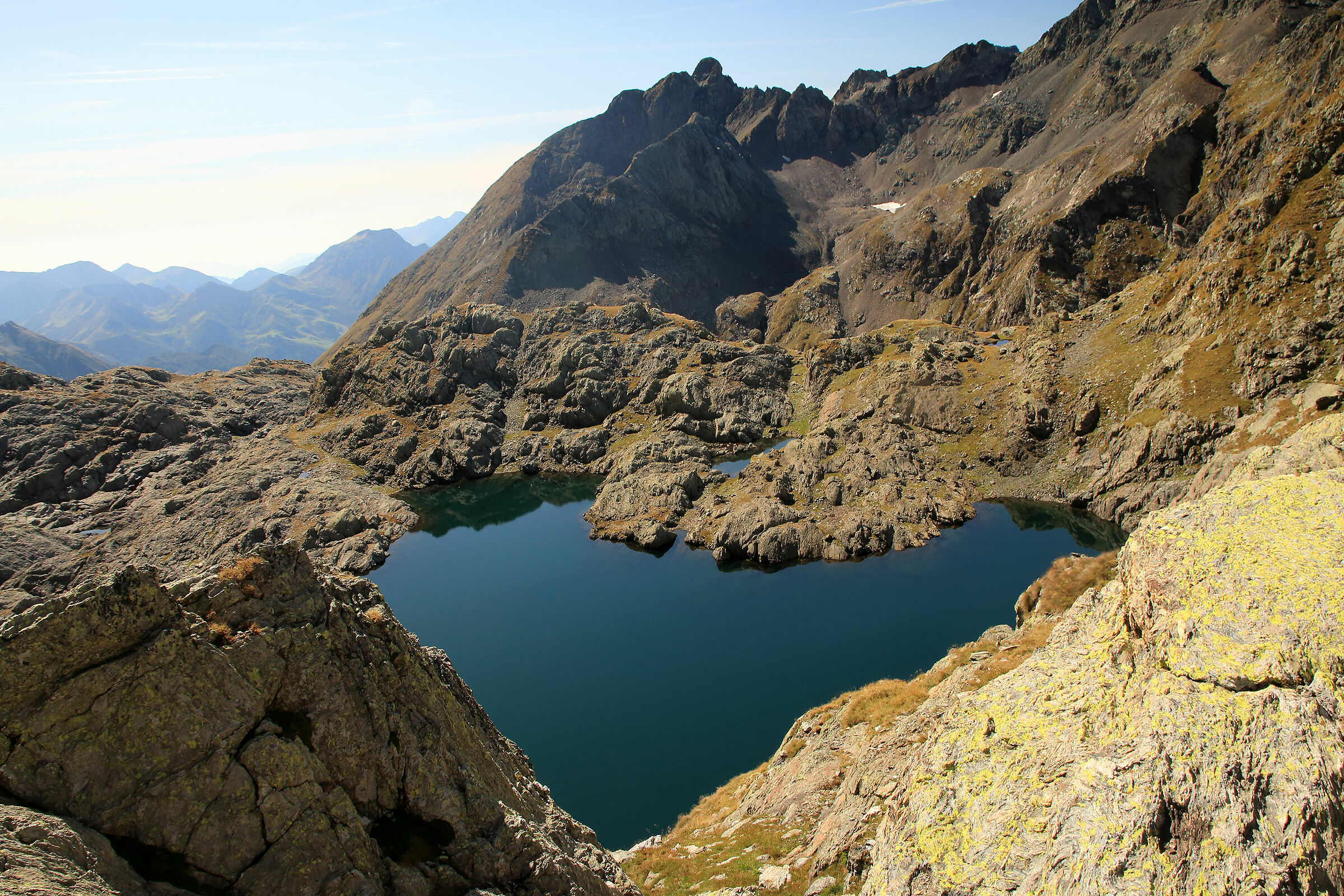 tra le rocce del lago Gelt