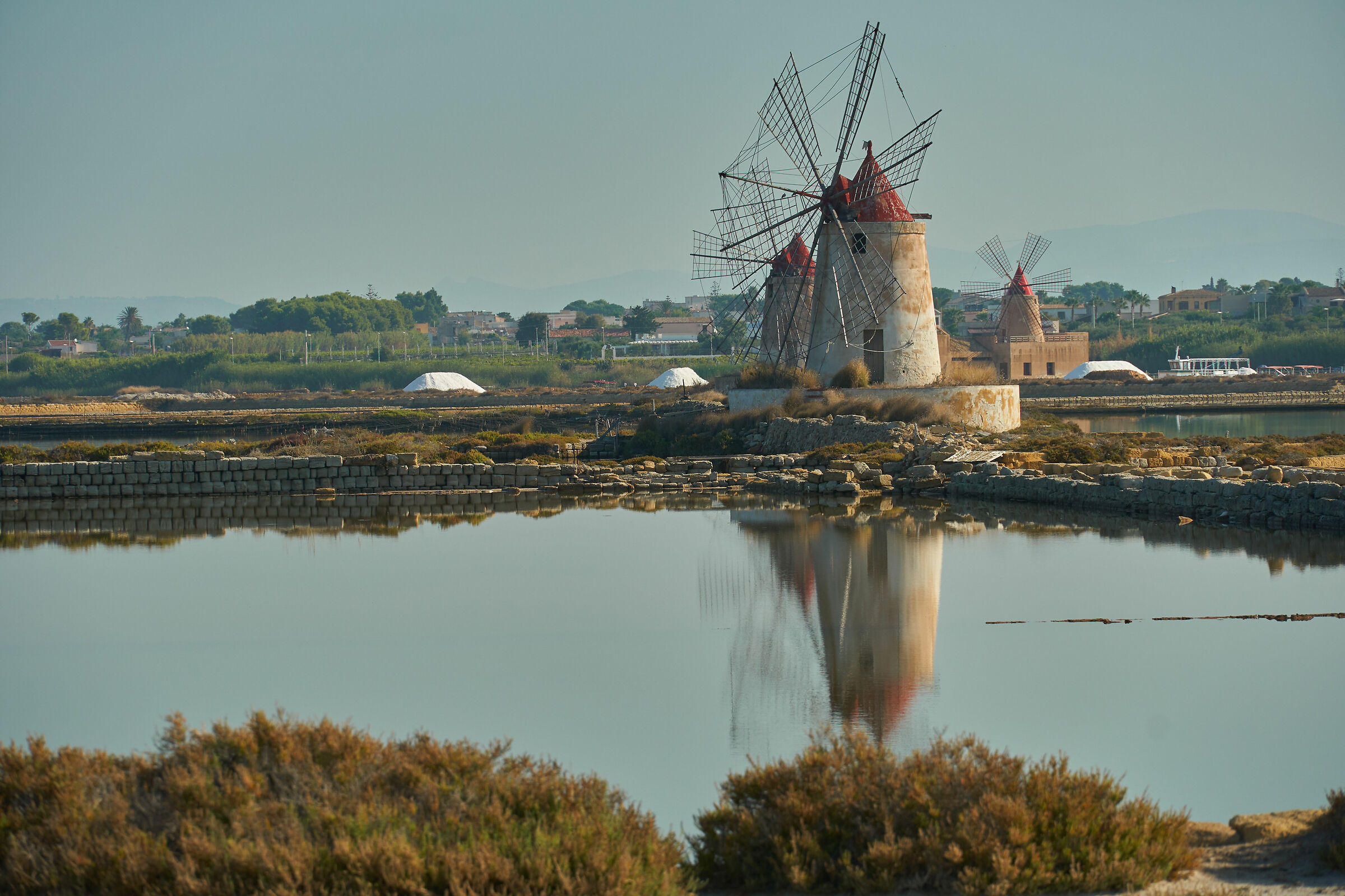 The salt flats of Marsala