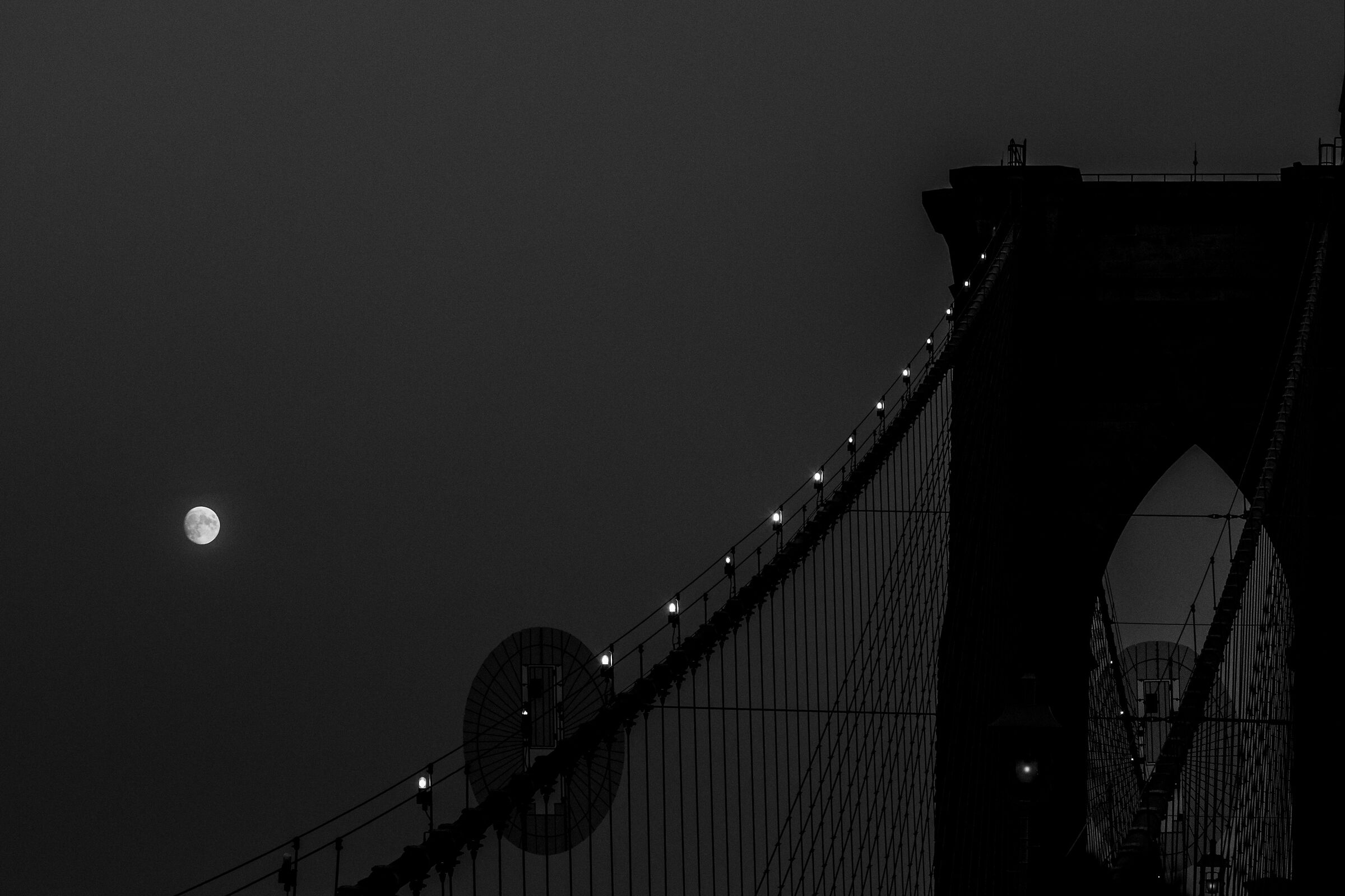Brooklyn bridge e luna