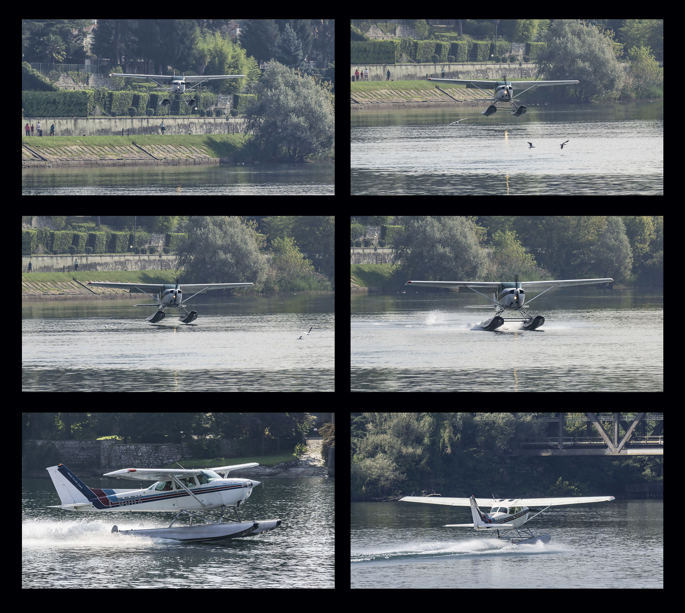 Dive of the Cessna 172 "Skyhawk"