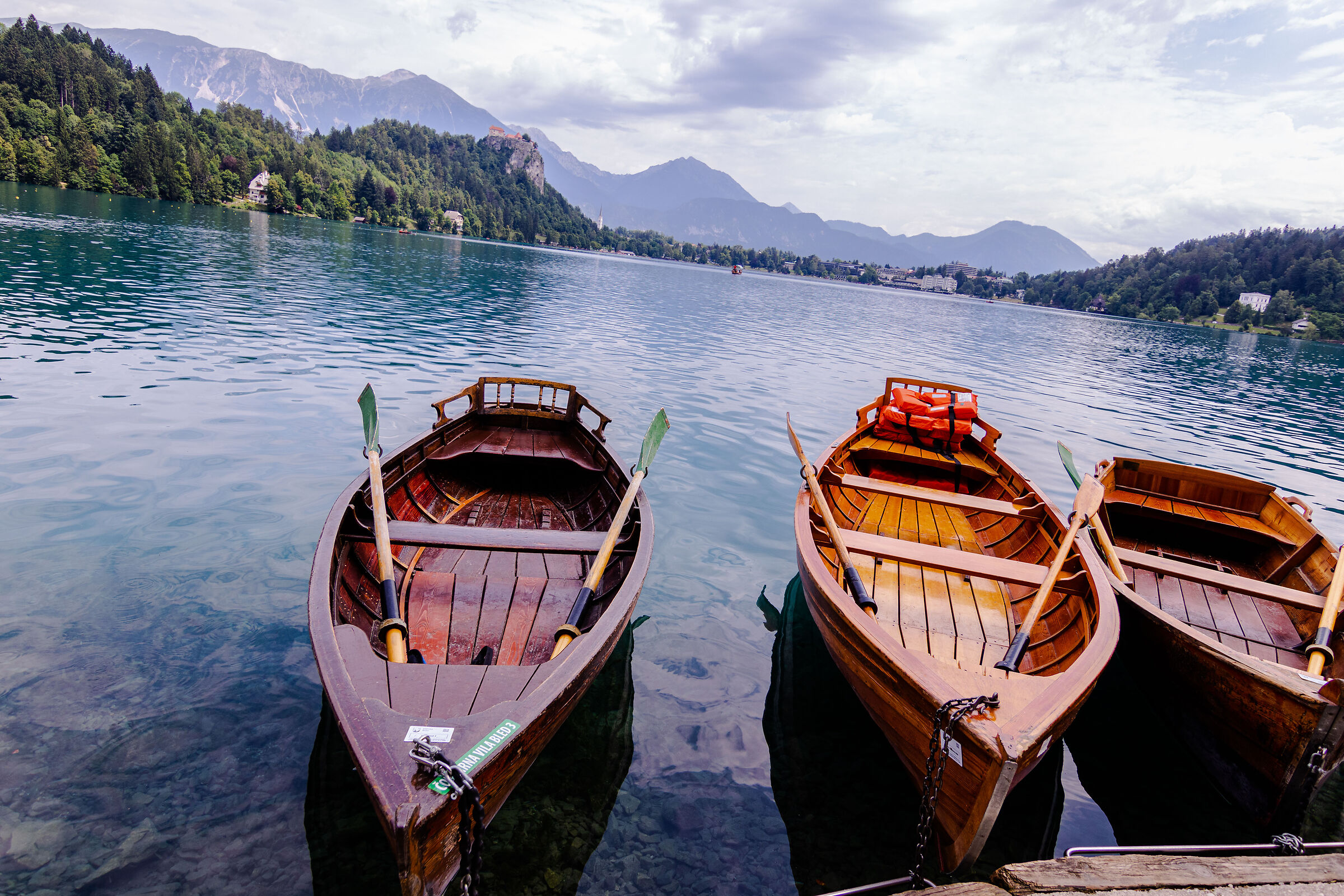 Boats at Lake Bled