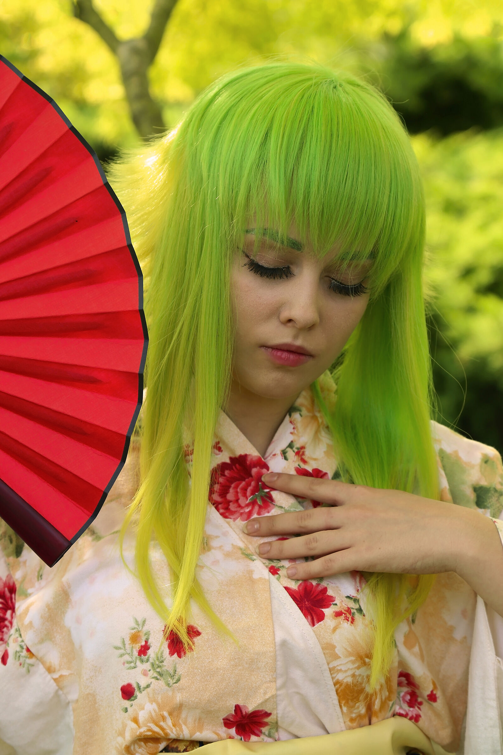 Cosplayer at Sigurtà Park