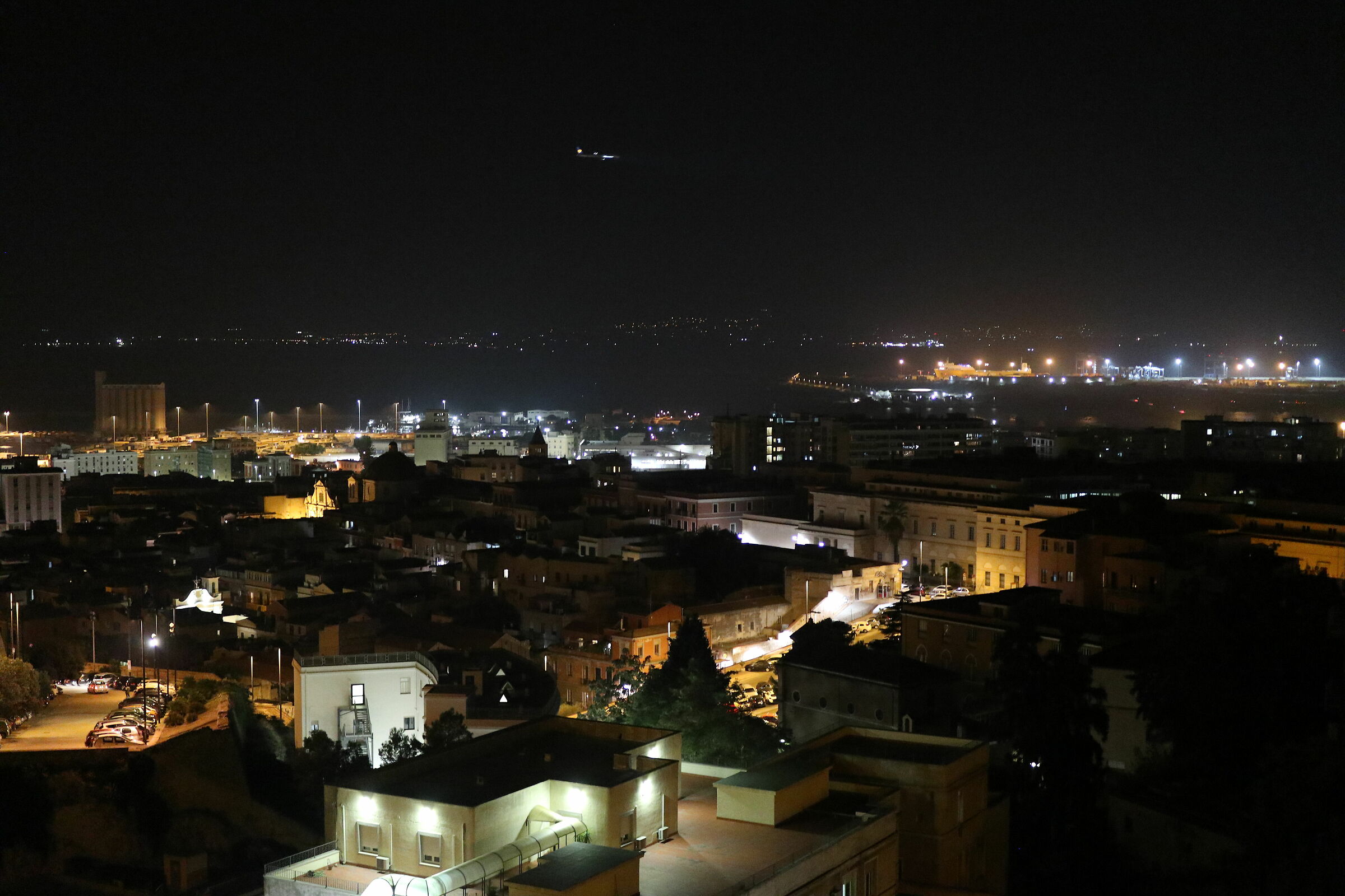 Cagliari, evening lights