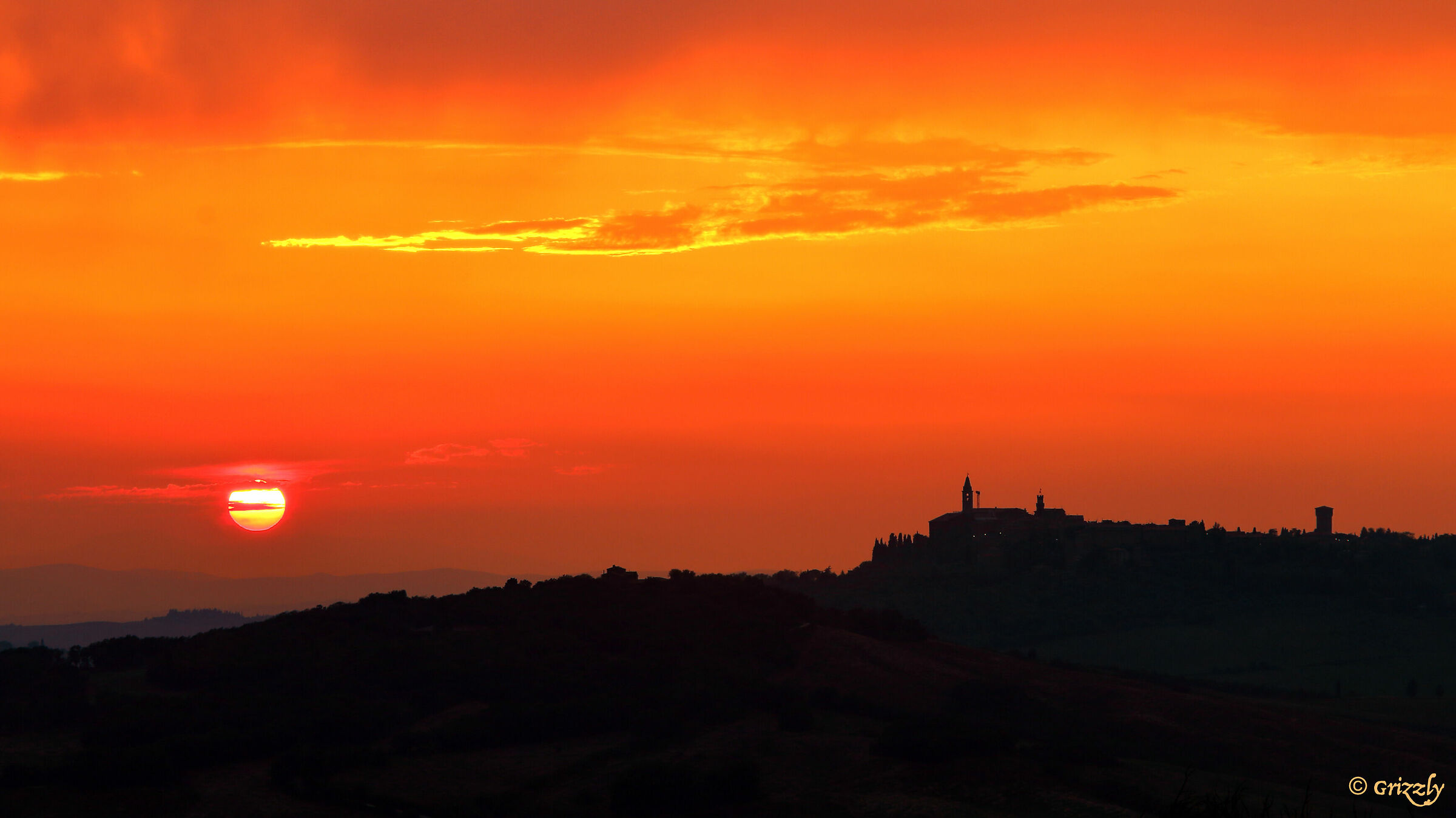 Pienza skyline