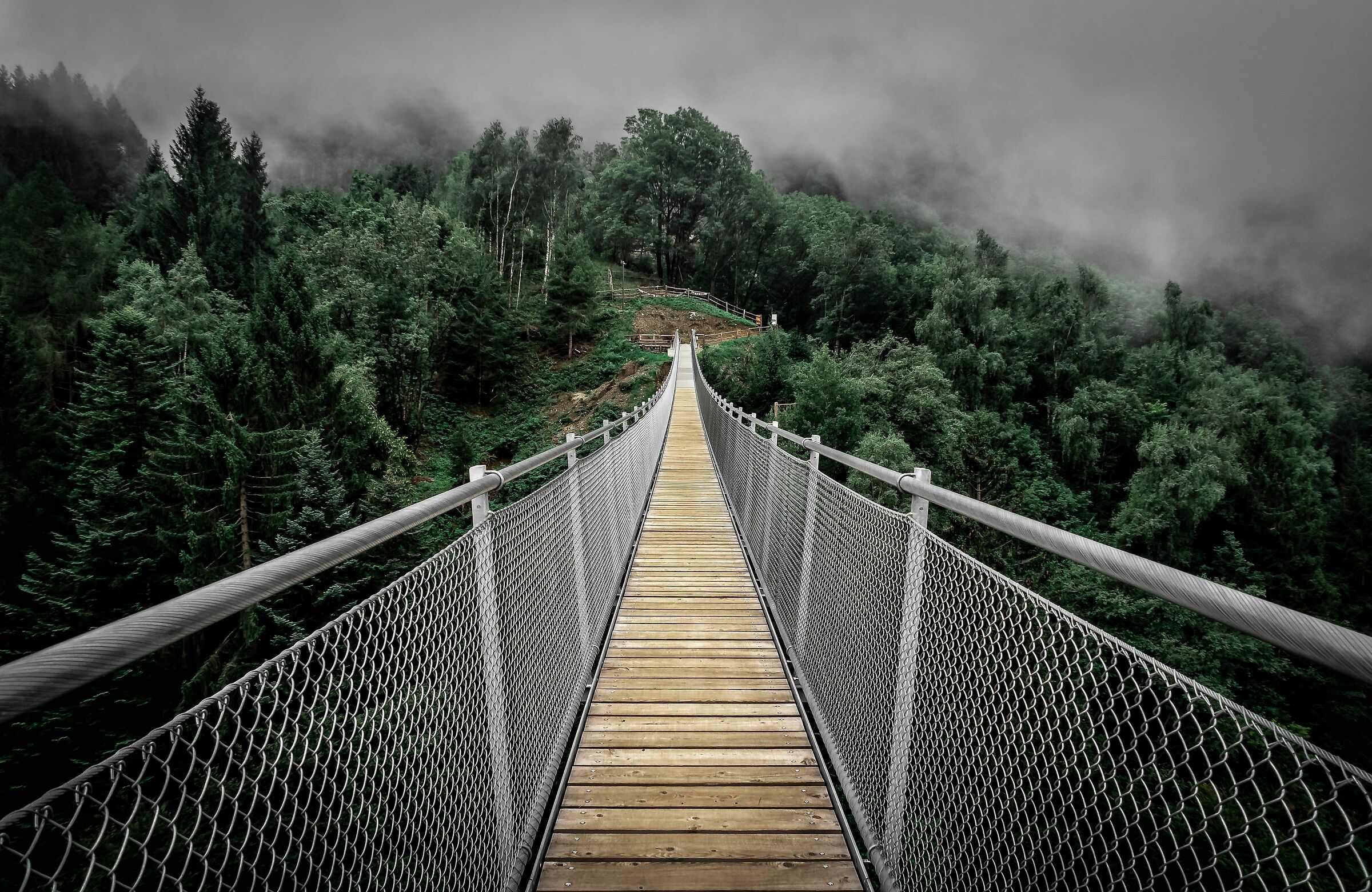 Bridge in the sky - Tartano Valley