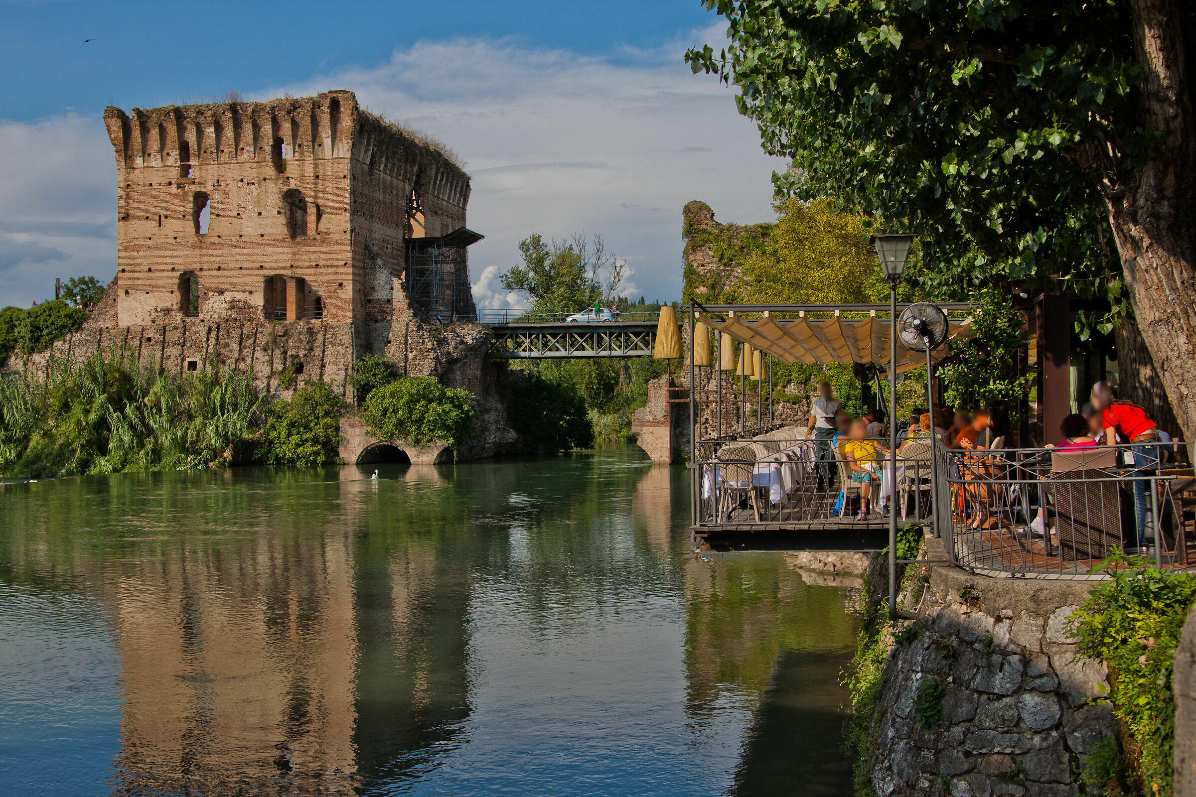 Medieval village on the Mincio