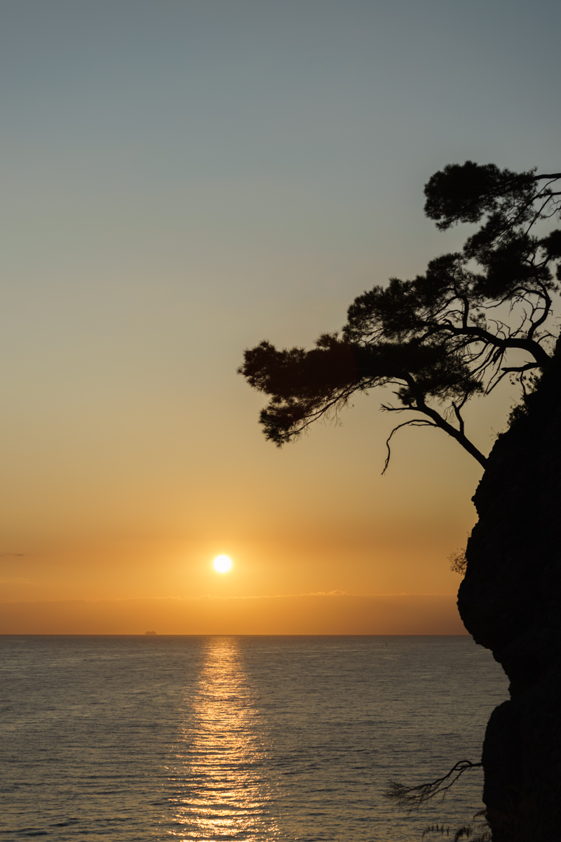 tramonto dal faro di Portofino