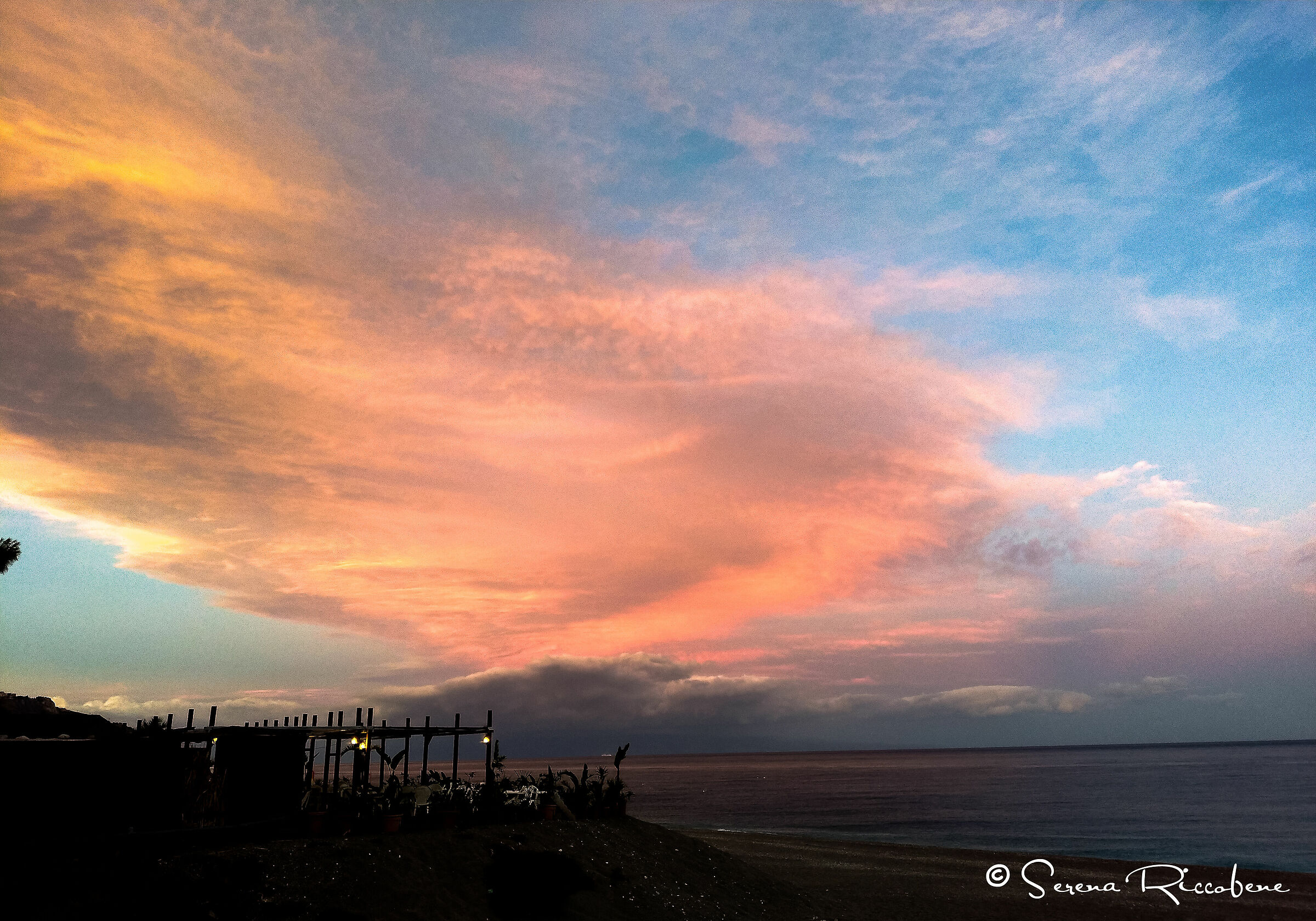 Red in the evening ...