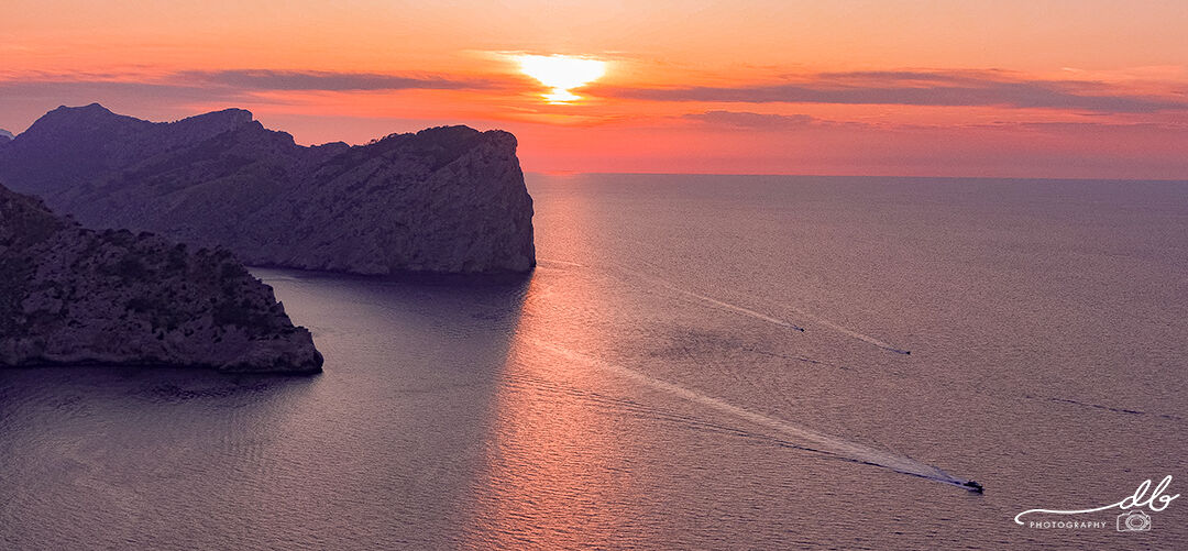Sunset at cap de formentor