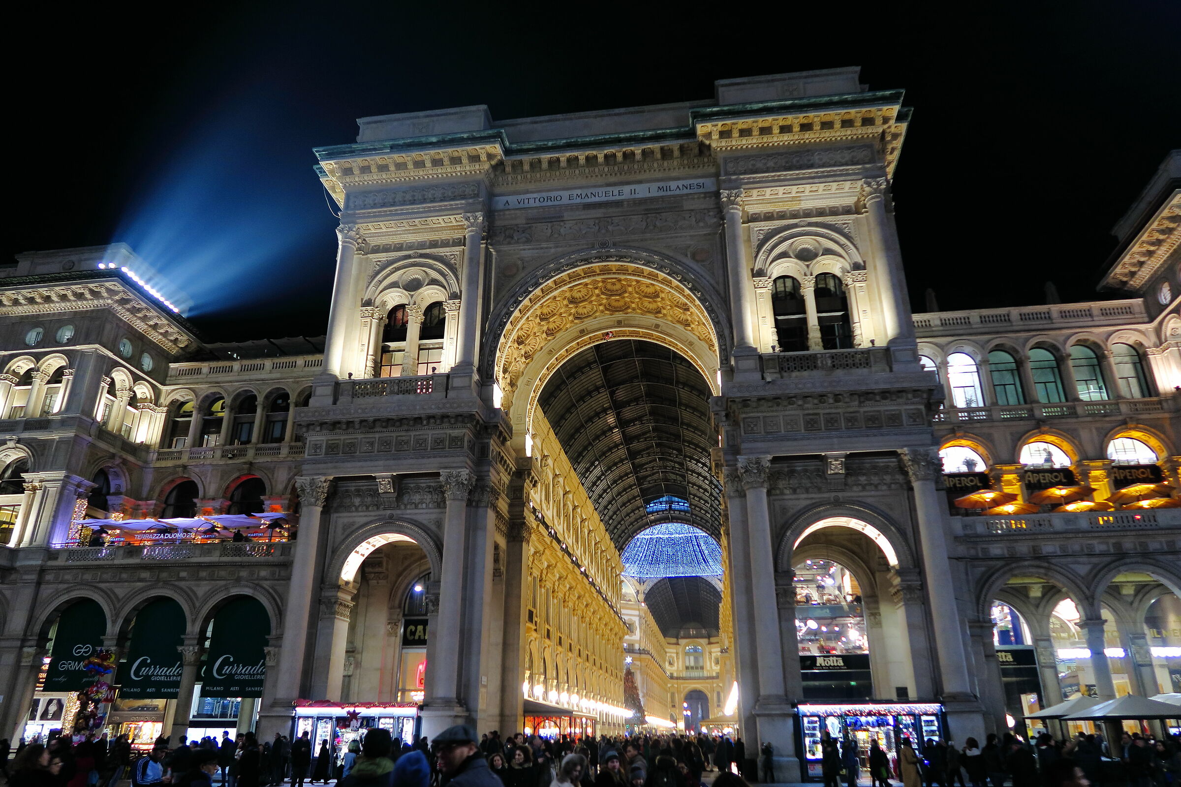 Test notturno senza treppiede..