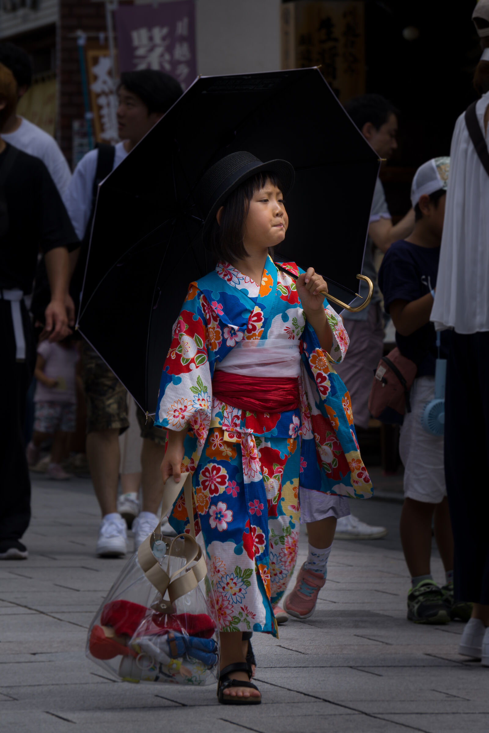 Carefreeness in Kimono