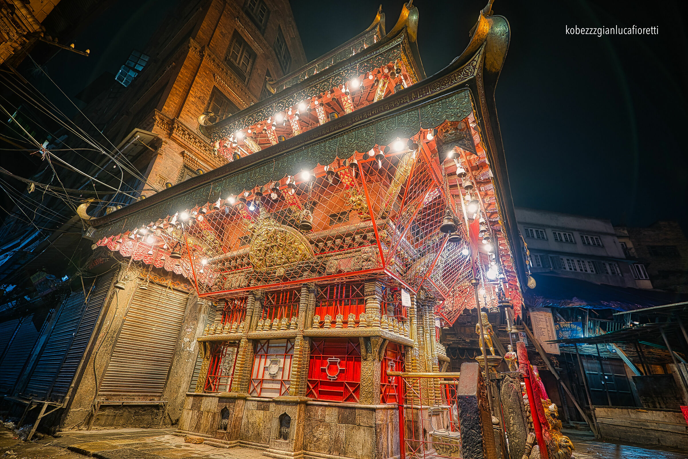Annapurna Temple by Night