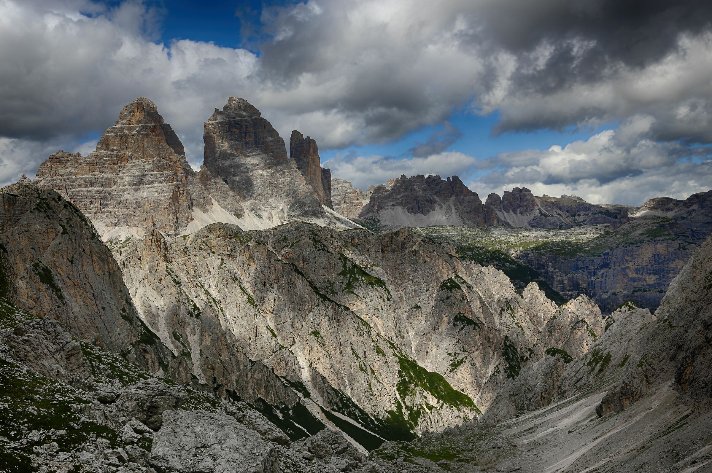 Le Tre Cime dal Rifugio Fonda Savio