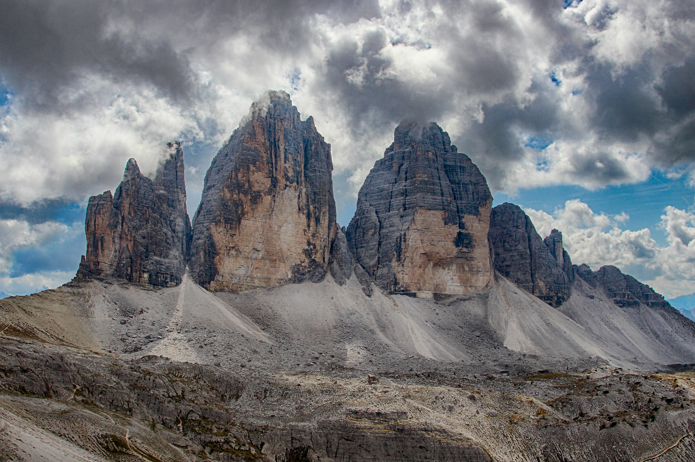 Le Tre Cime da nord