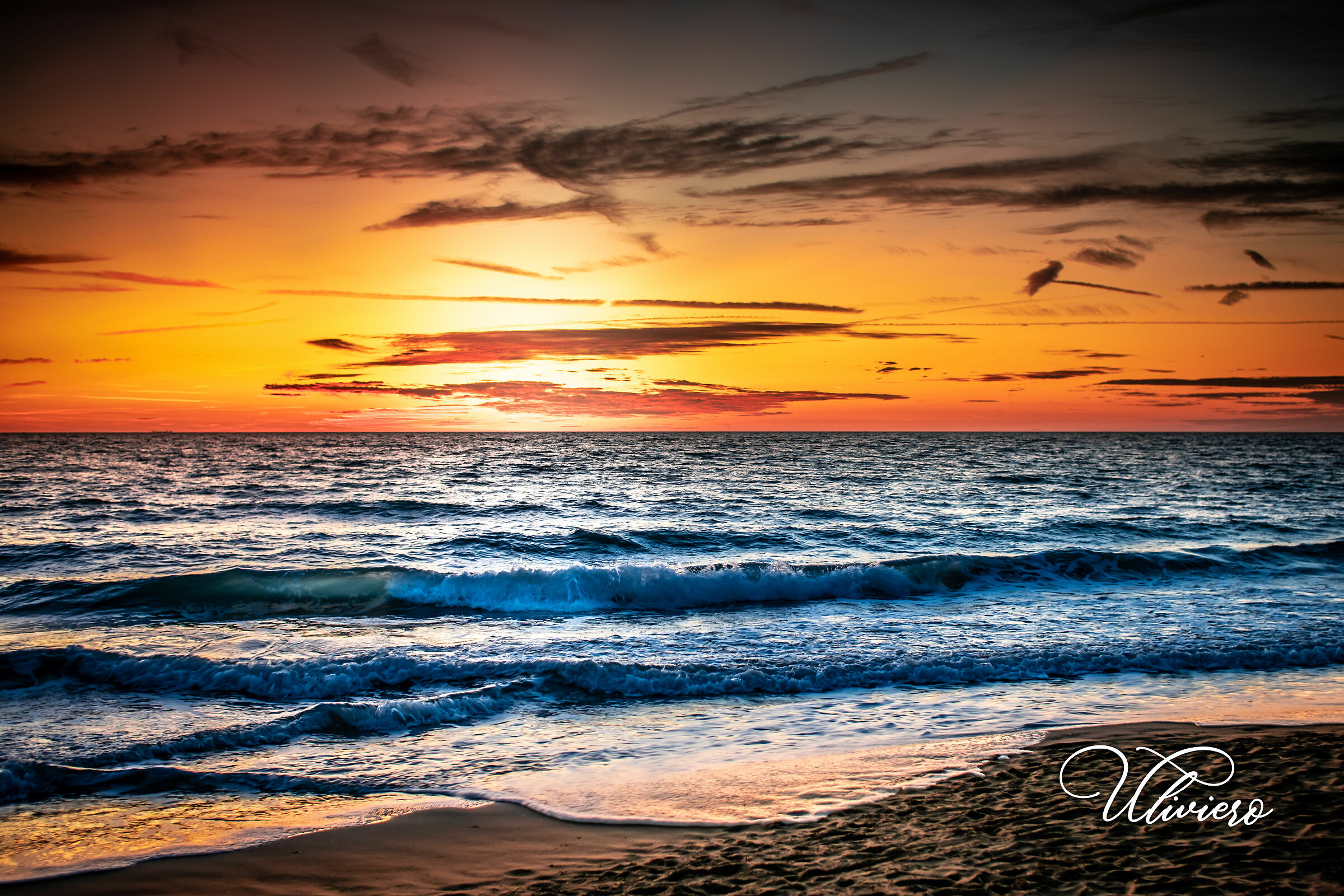 Sunset at the Bath Meloria