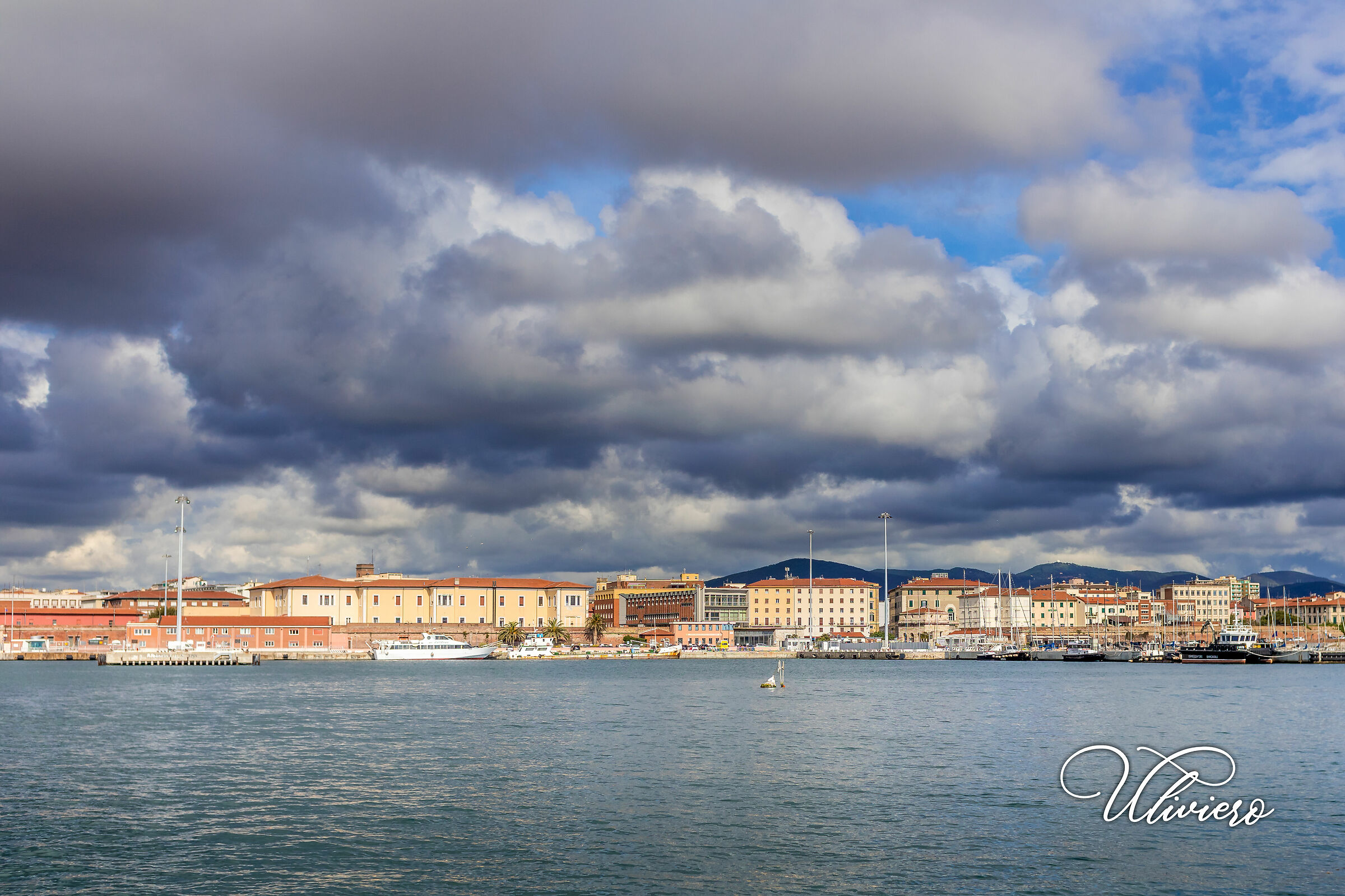 Port of Livorno after the storm