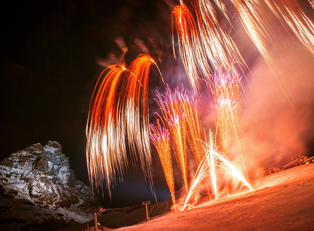 Festa sulle piste da sci