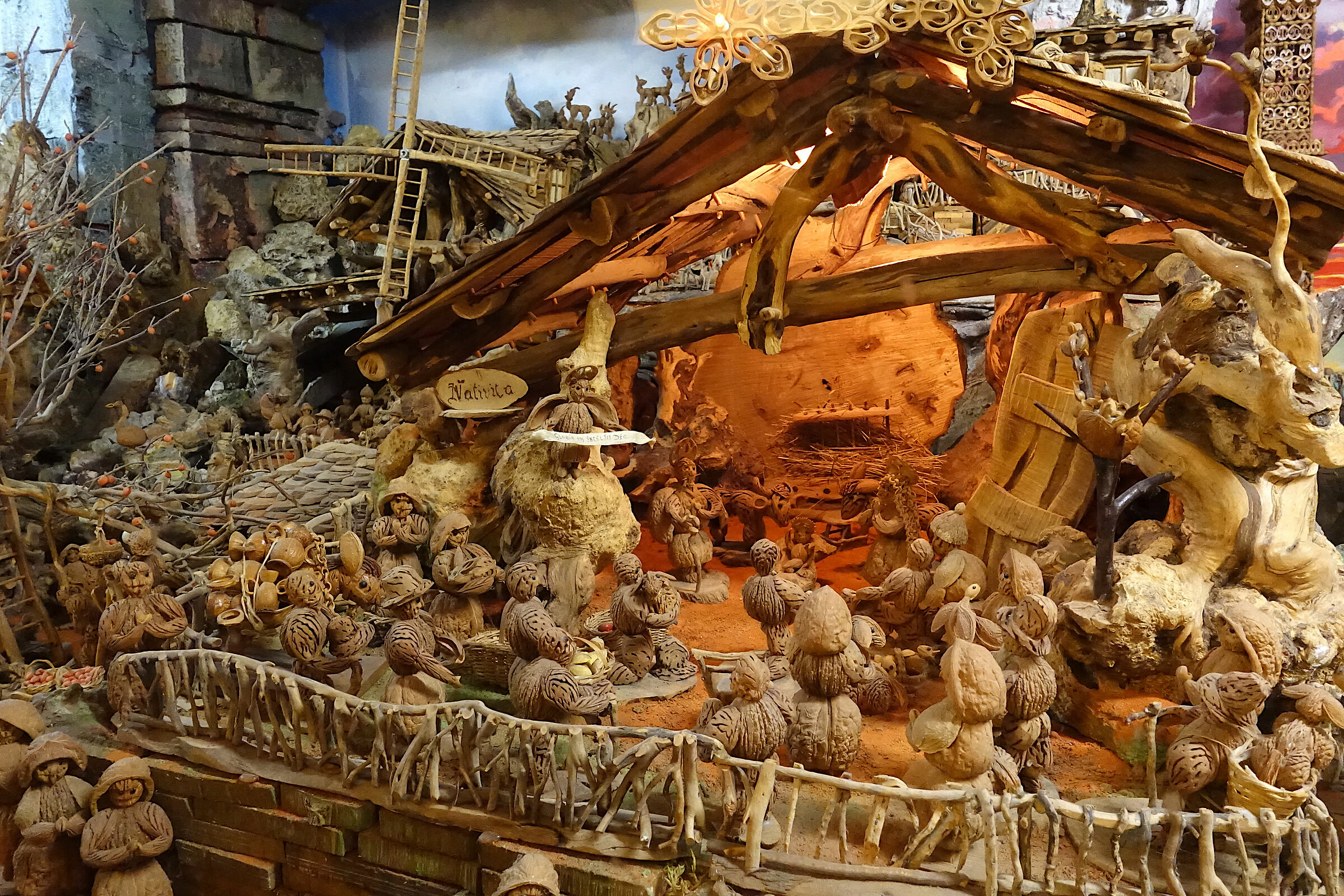 Presepe Meccanico Con Gusci