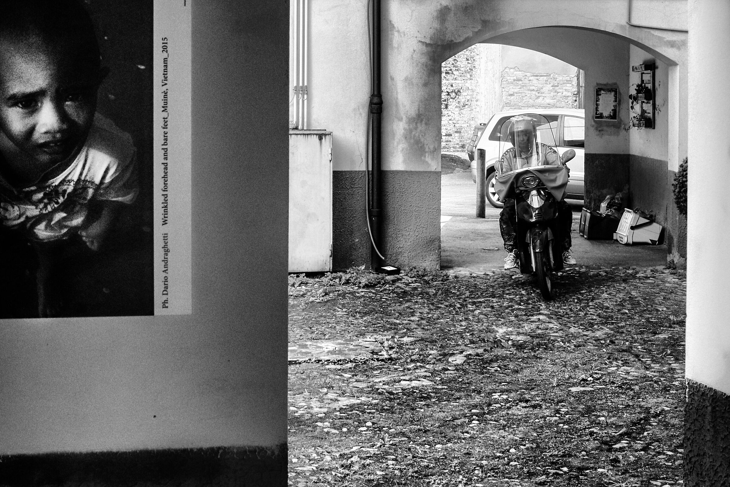 Scooter all'improvviso