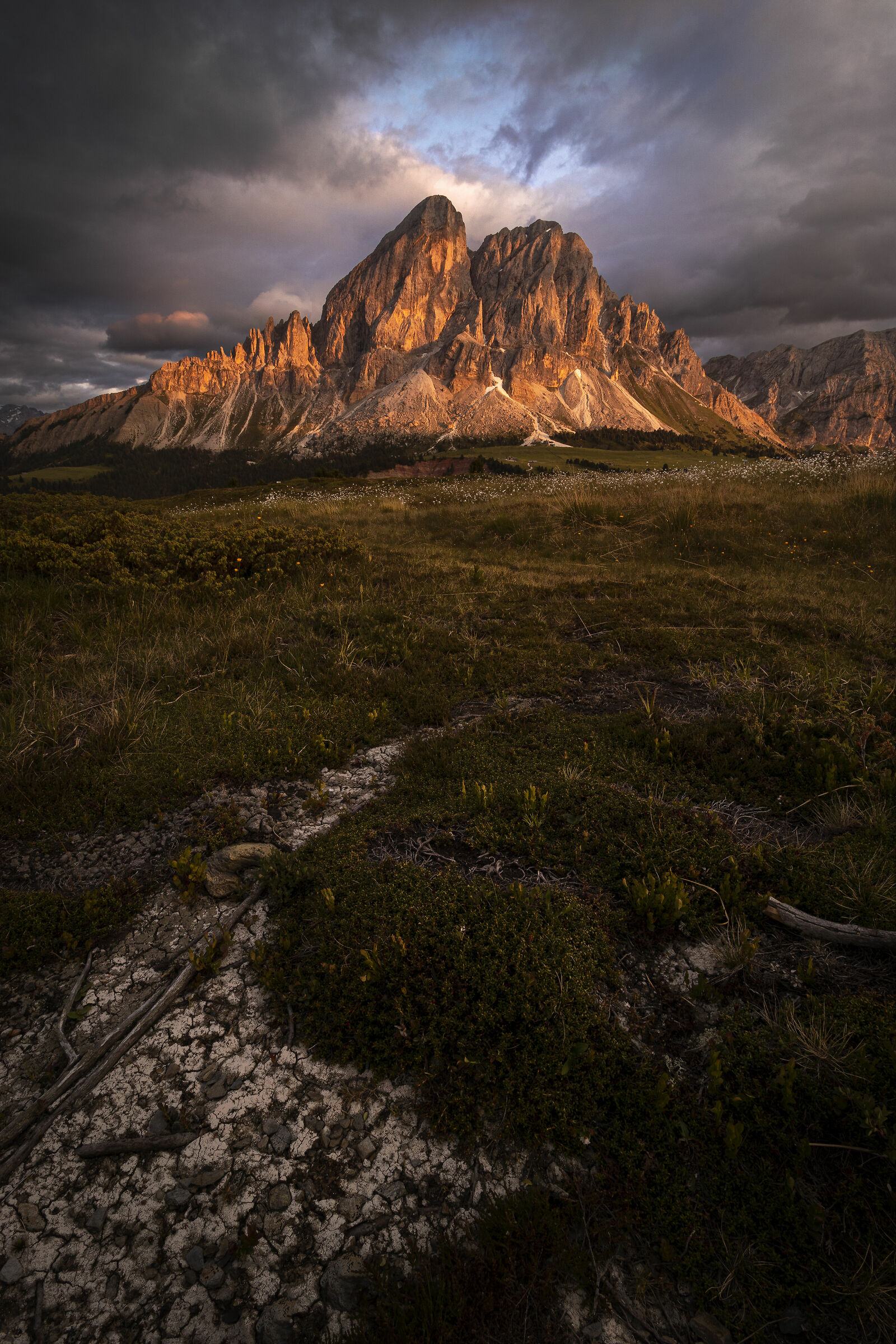 Tramonto al Sass de Putia