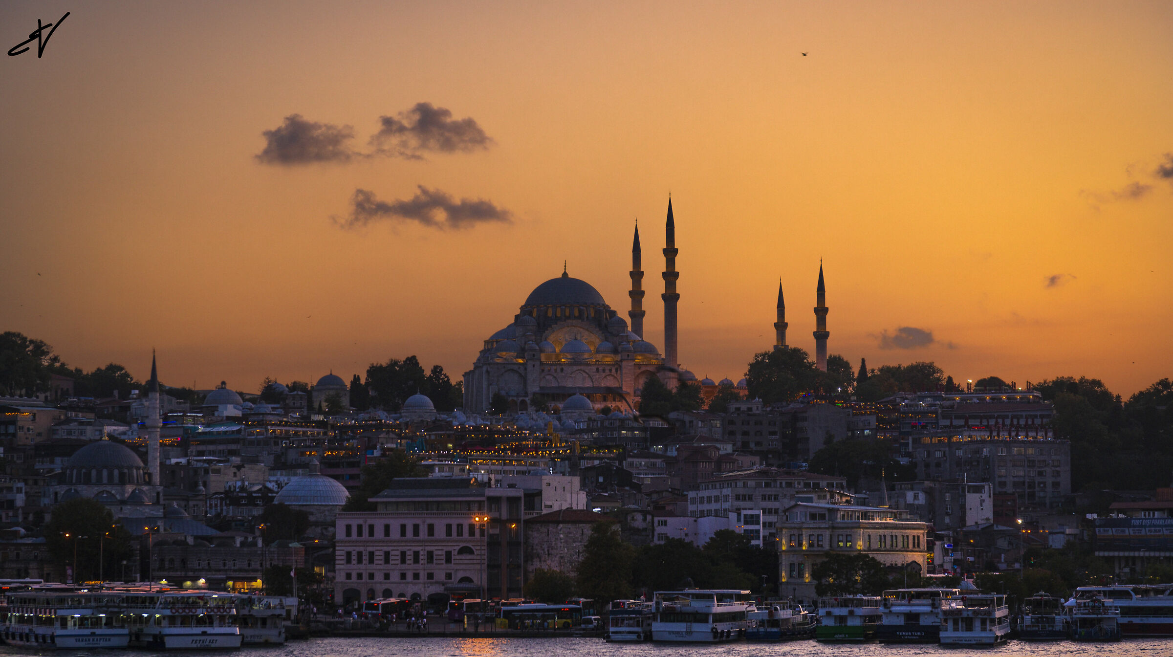 Sunset in Istanbul
