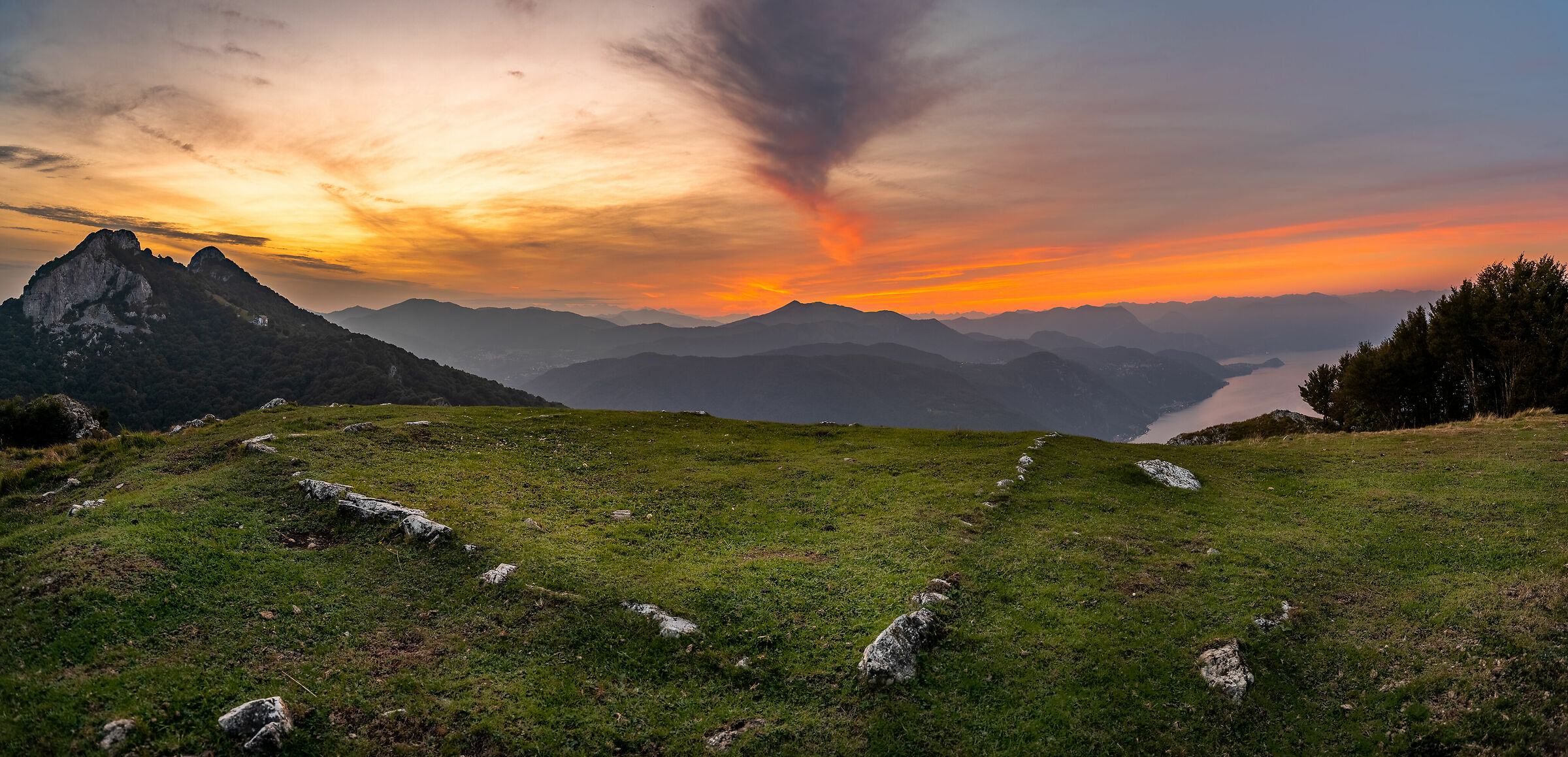 Sunset over Moregallo