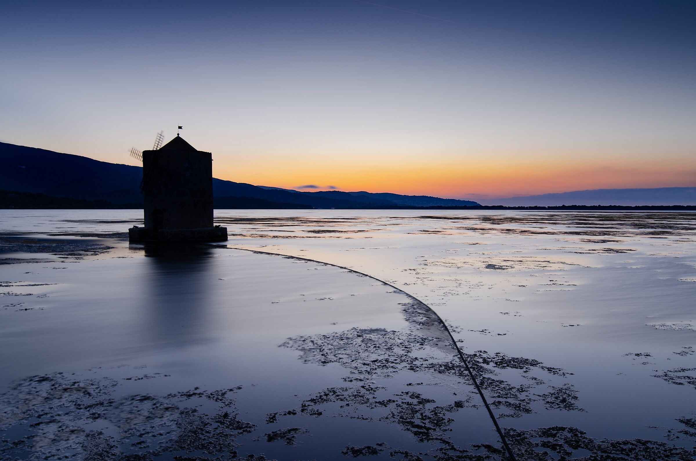 Sunset at Orbetello