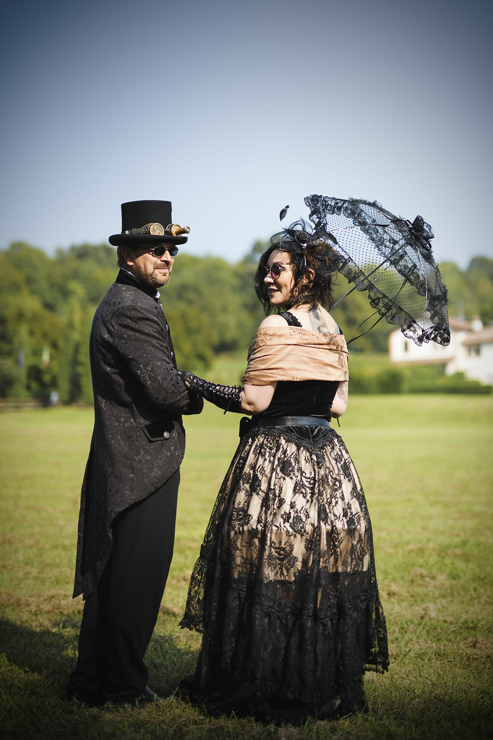 Between past and future