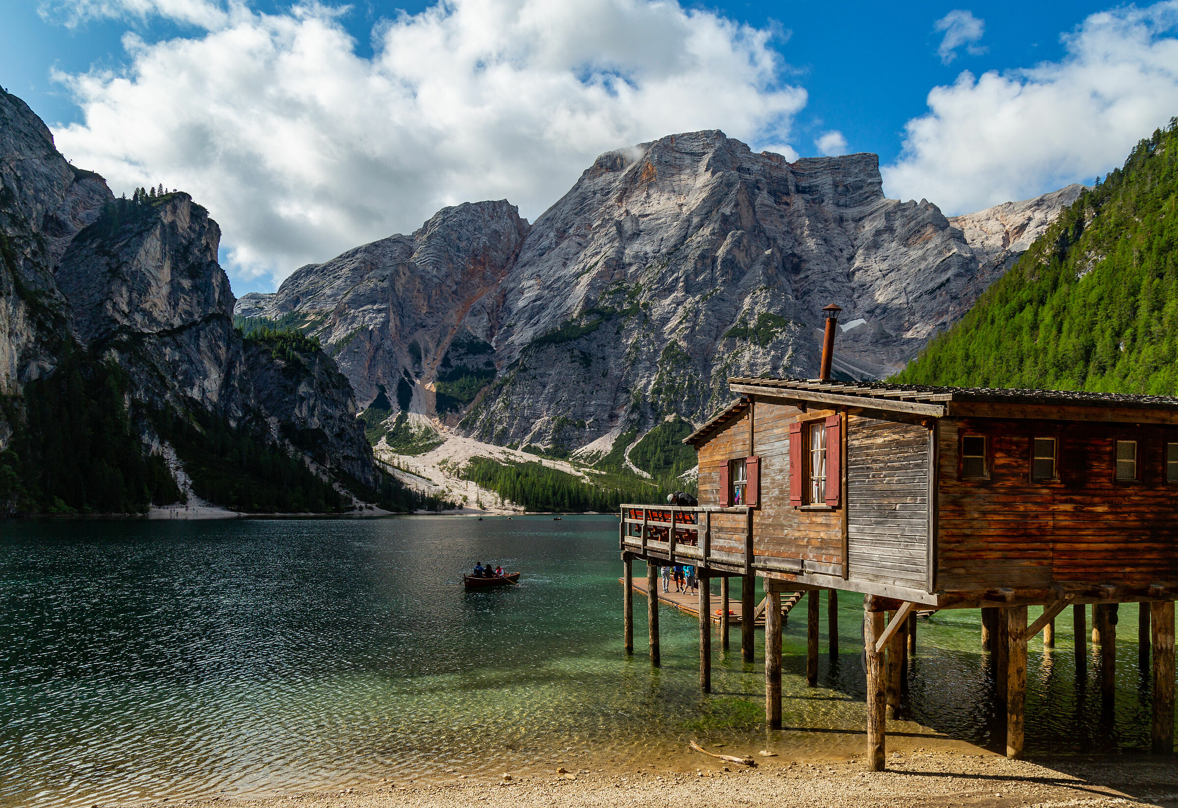 Lake Braies, South Tyrol.