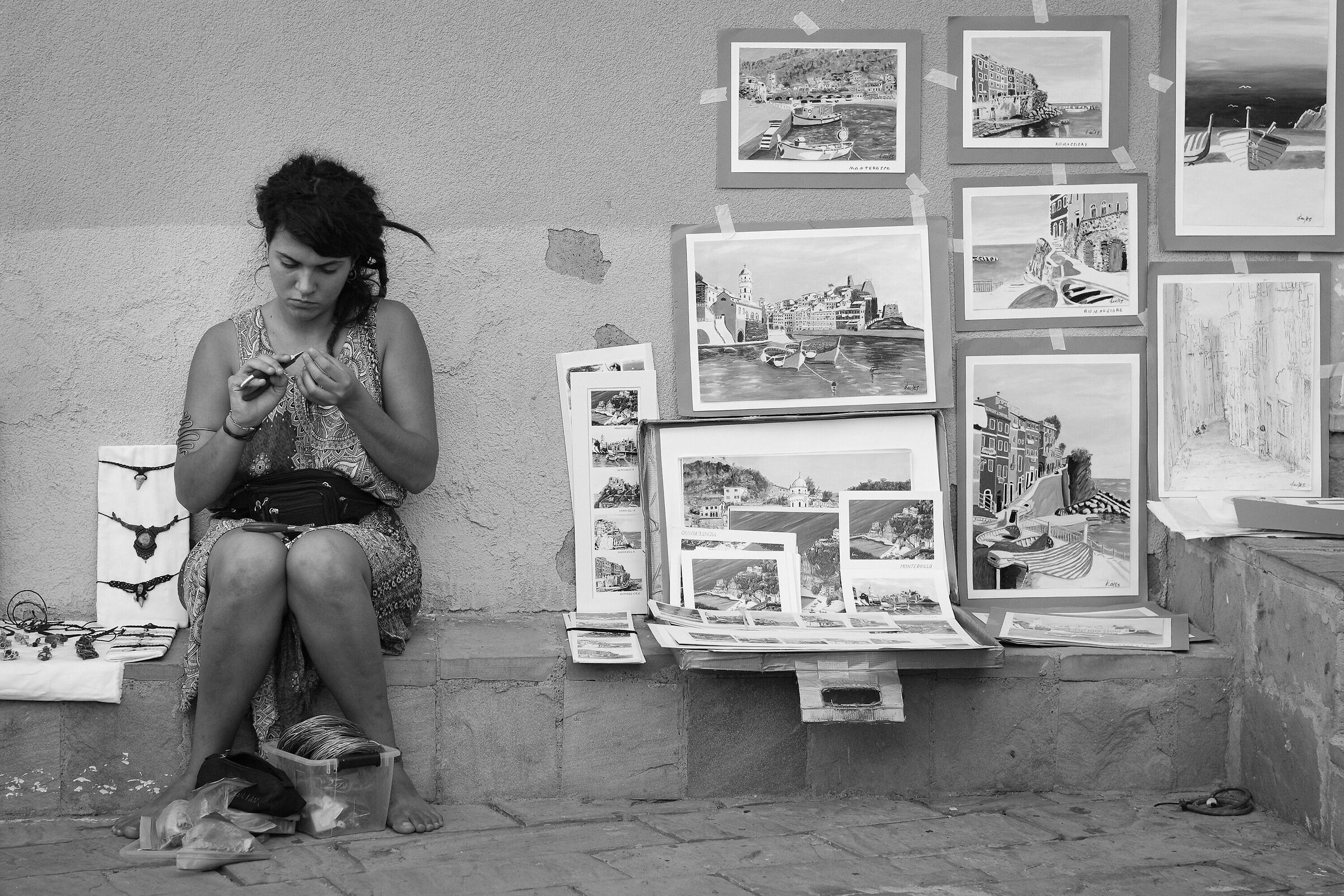 Manarola, per i vicoli del borgo.