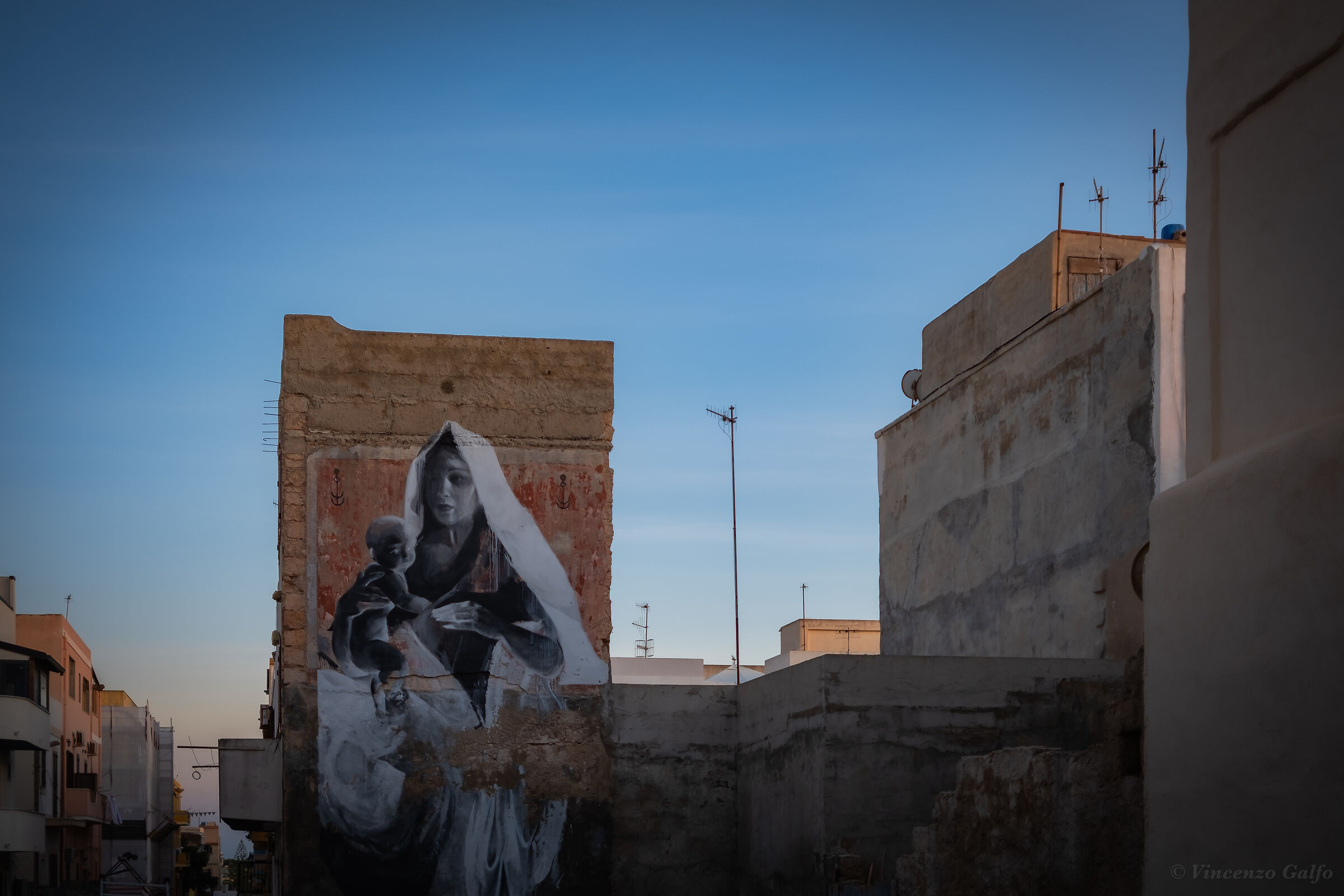 Madonna Murales Lampedusa