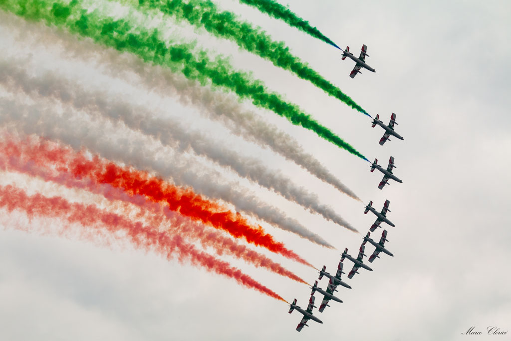 Sinfonia italiana delle Frecce Tricolori....