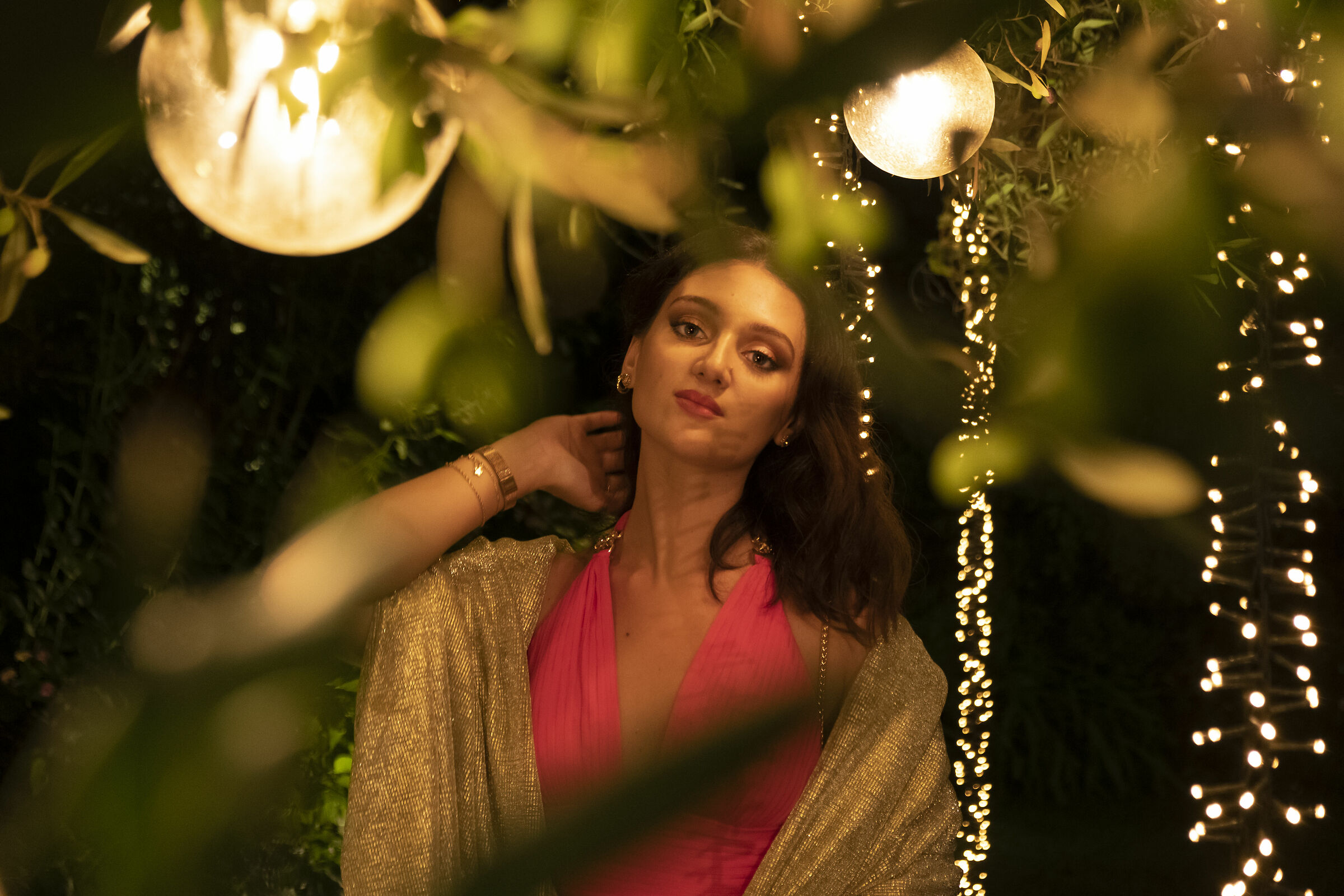 Portrait among the olive trees