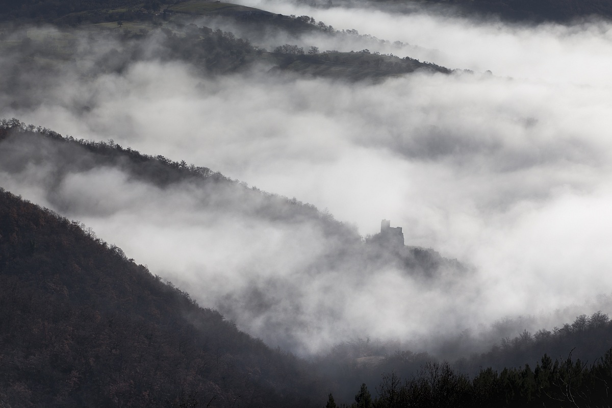Rolling hills of cotton wool