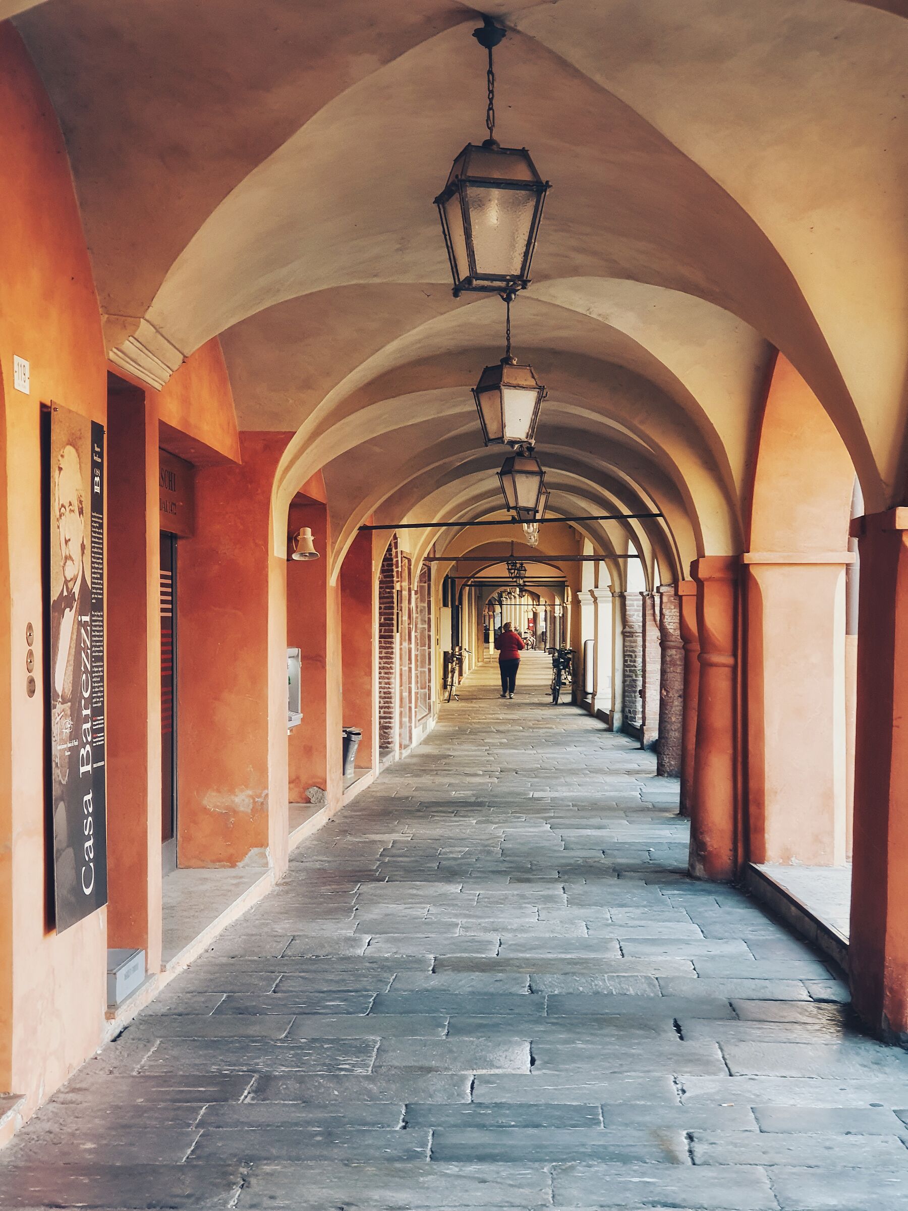 The arcades of Busseto