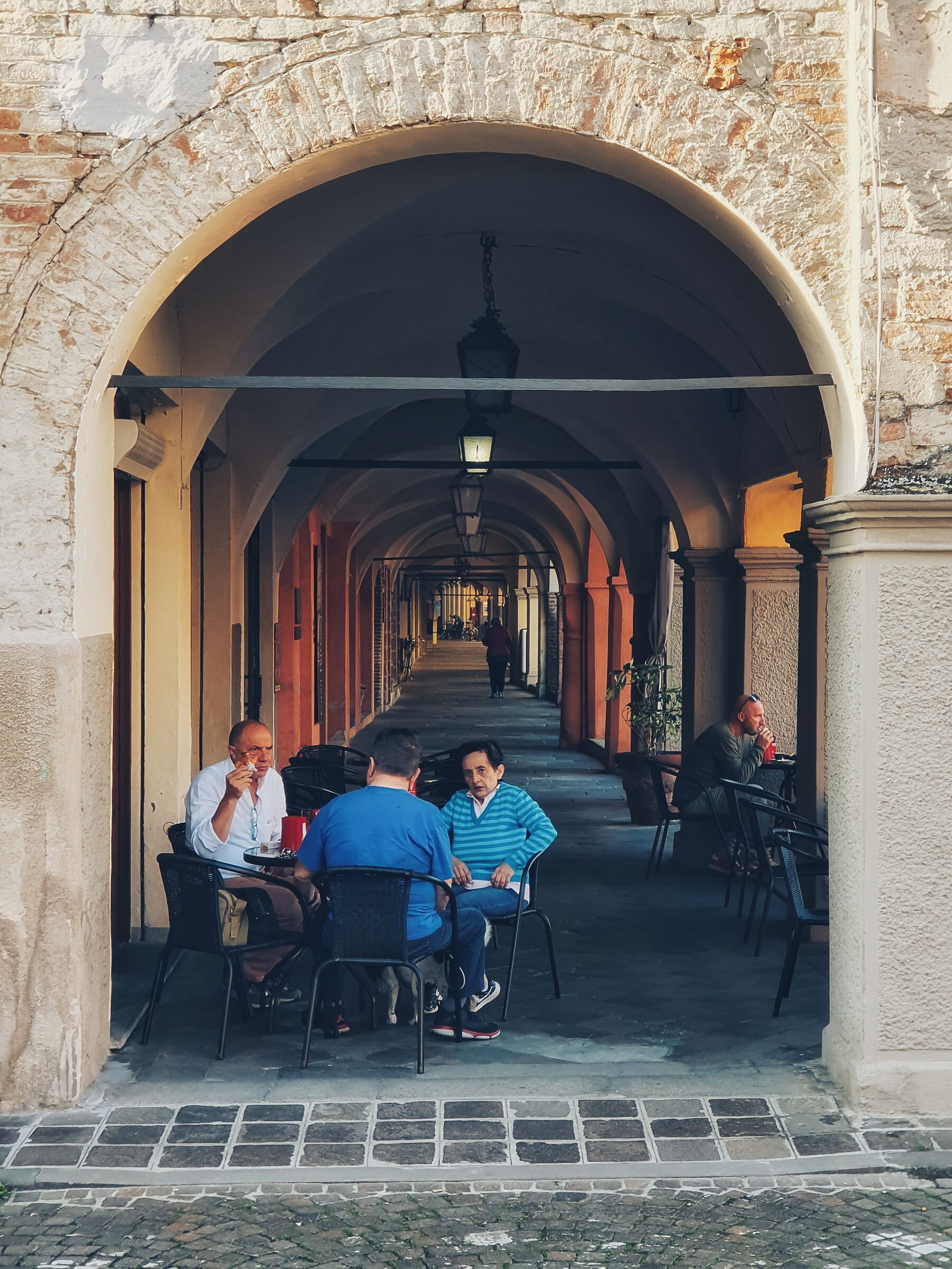 The arcades of Busseto