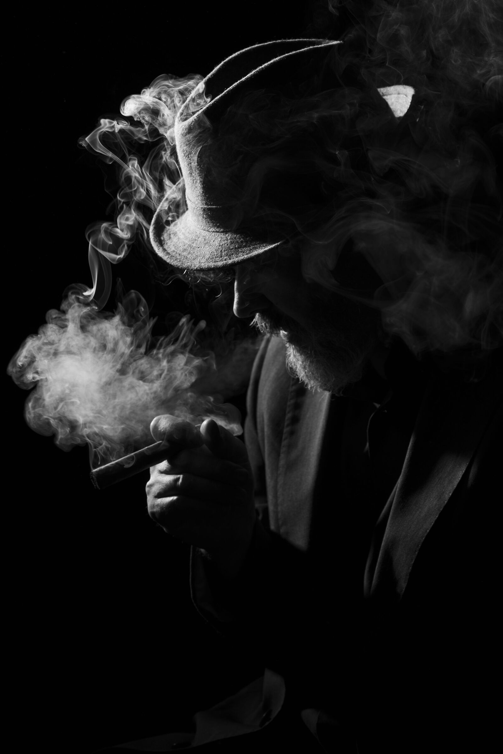 Smoke portrait
