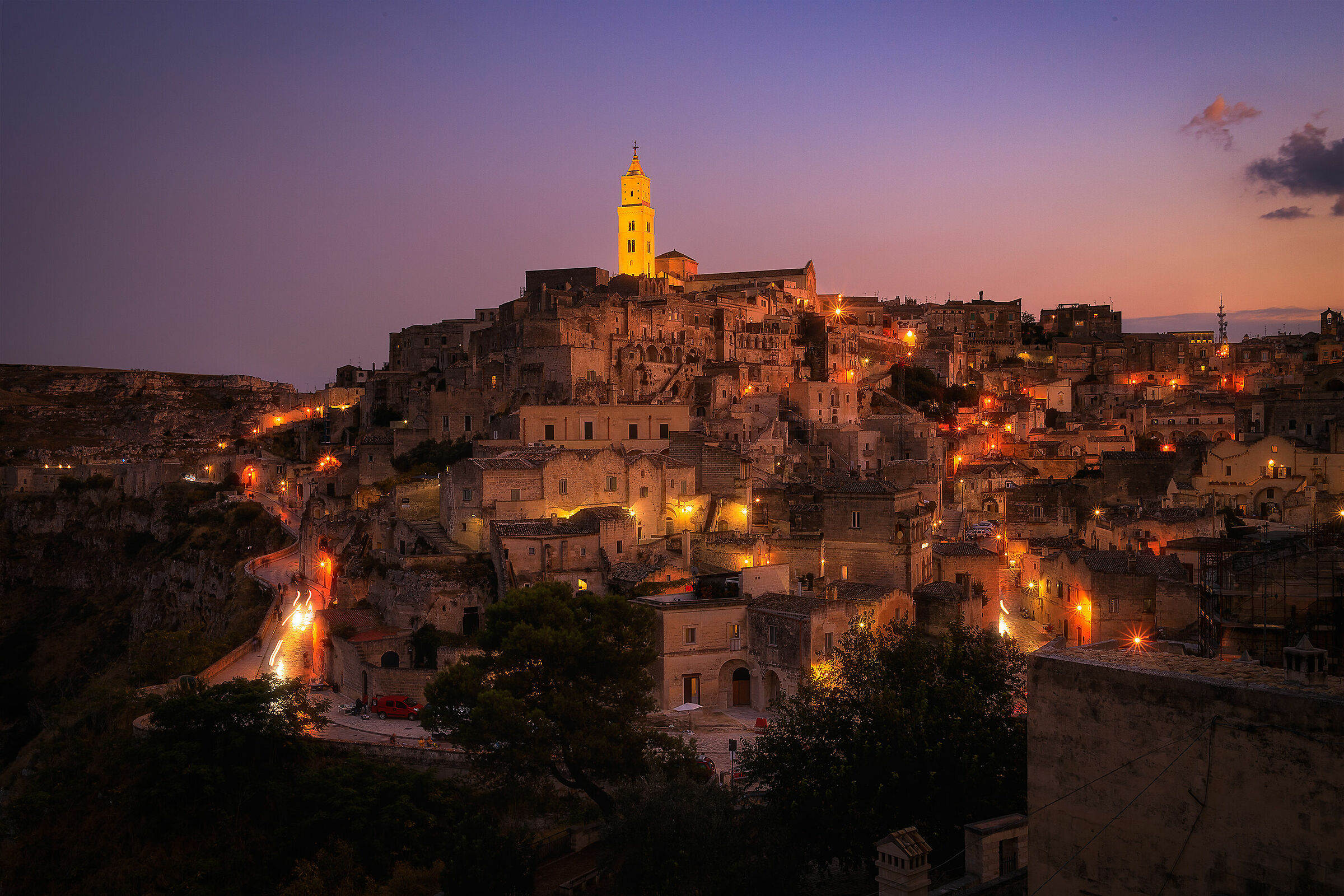 Sunset in Matera