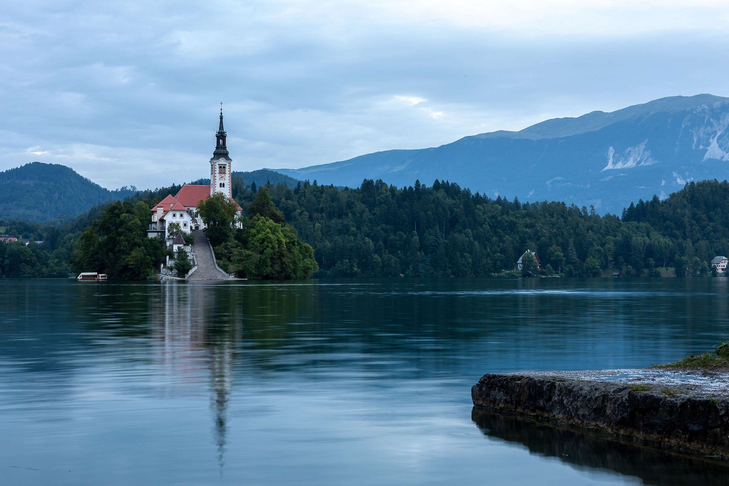 In the evening from the wharf