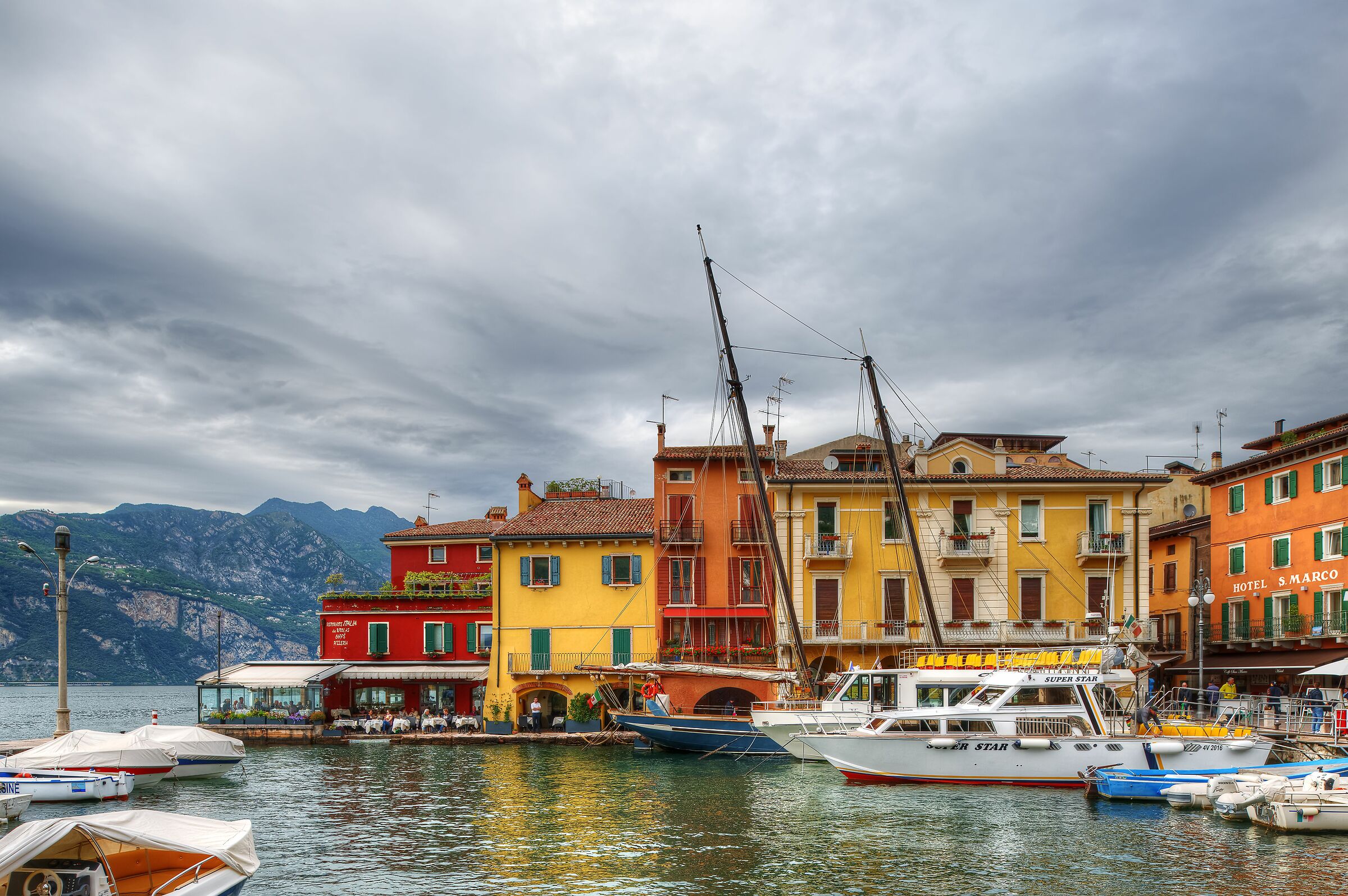 Malcesine Harbor, Italy