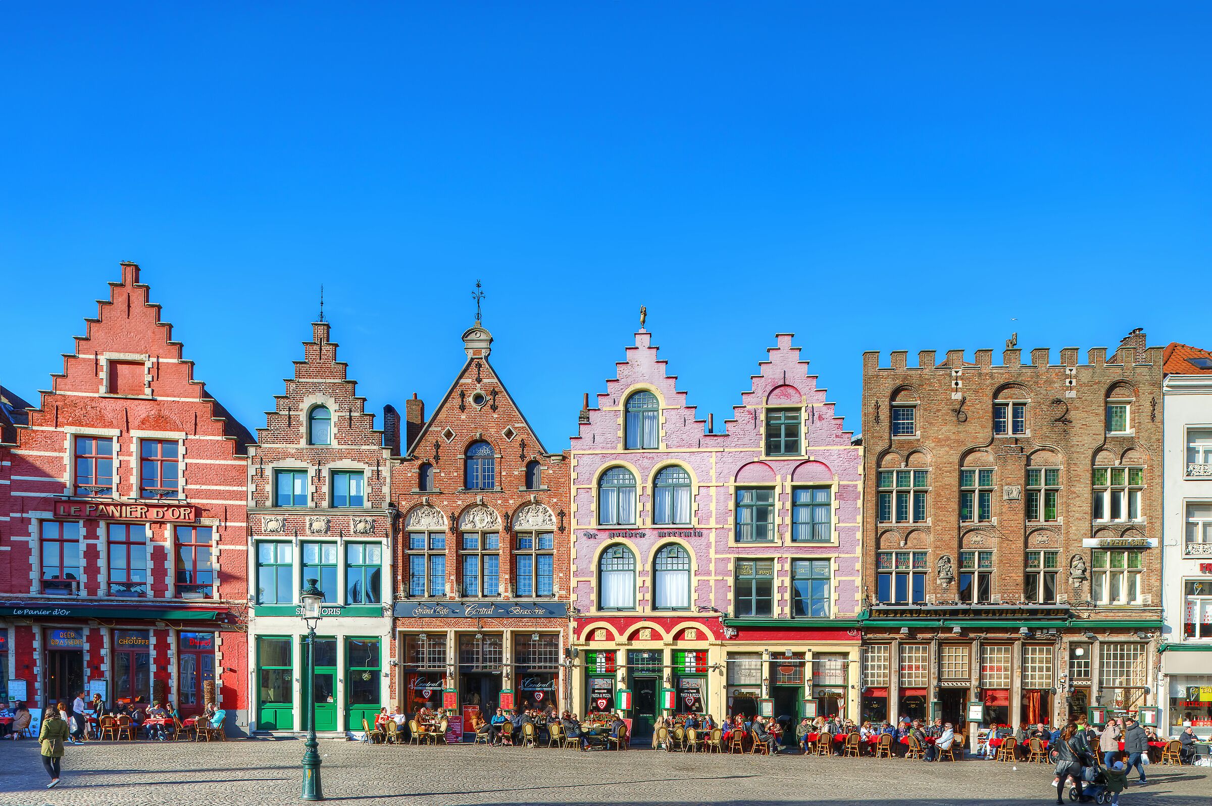 Facades, Bruges, Belgium