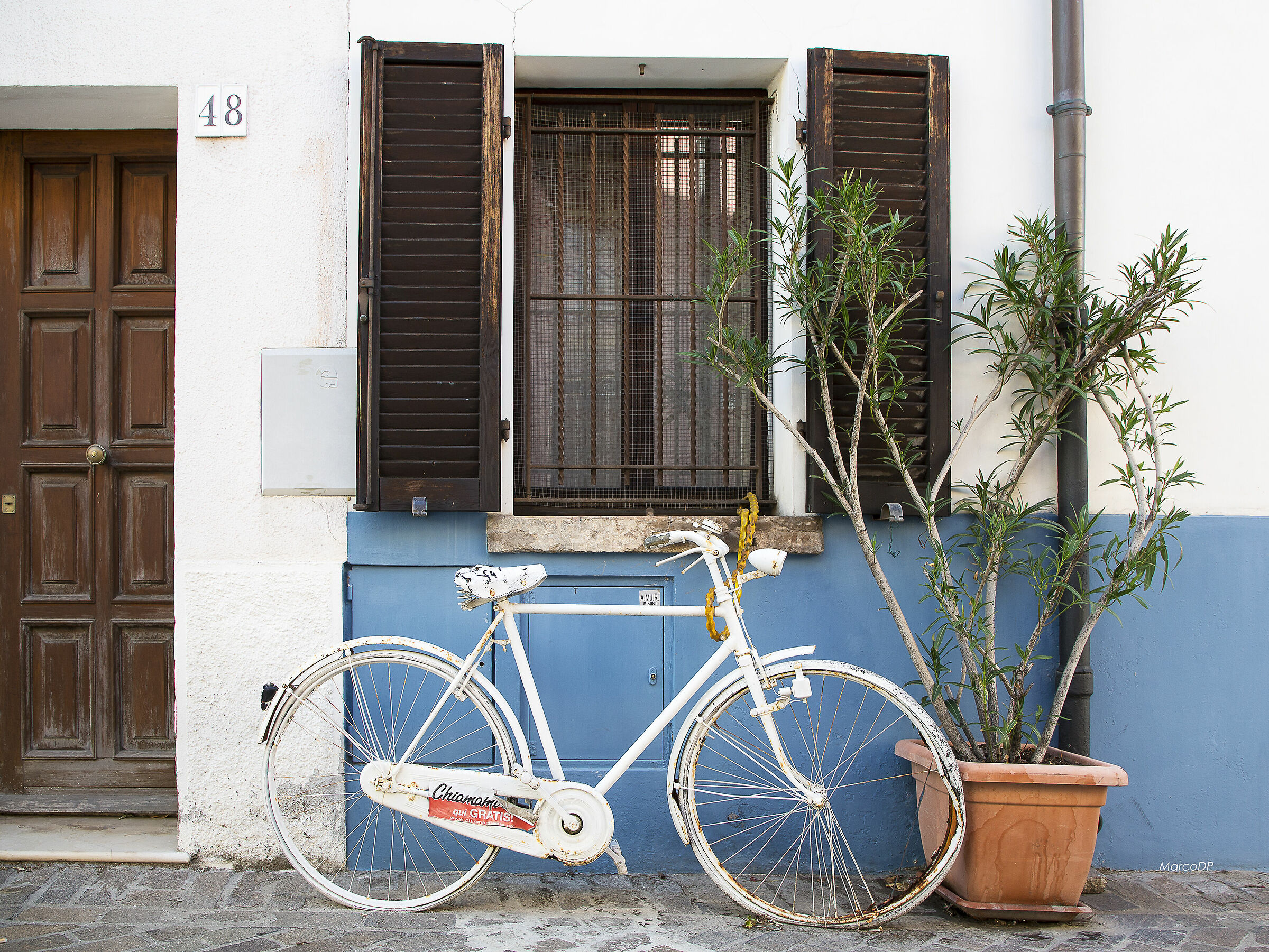 in the alleys of the village