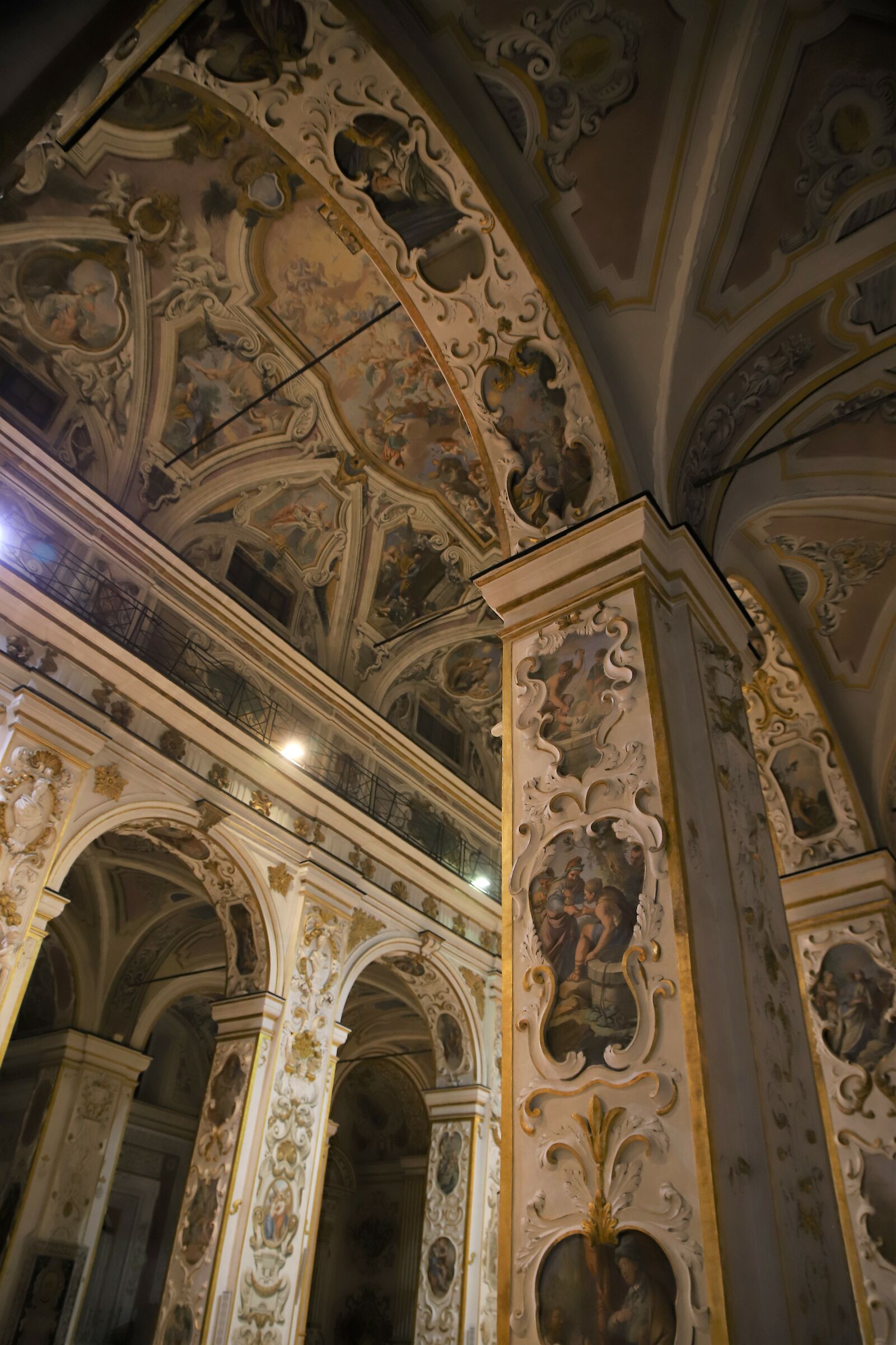 The decorations of Caltanissetta Cathedral