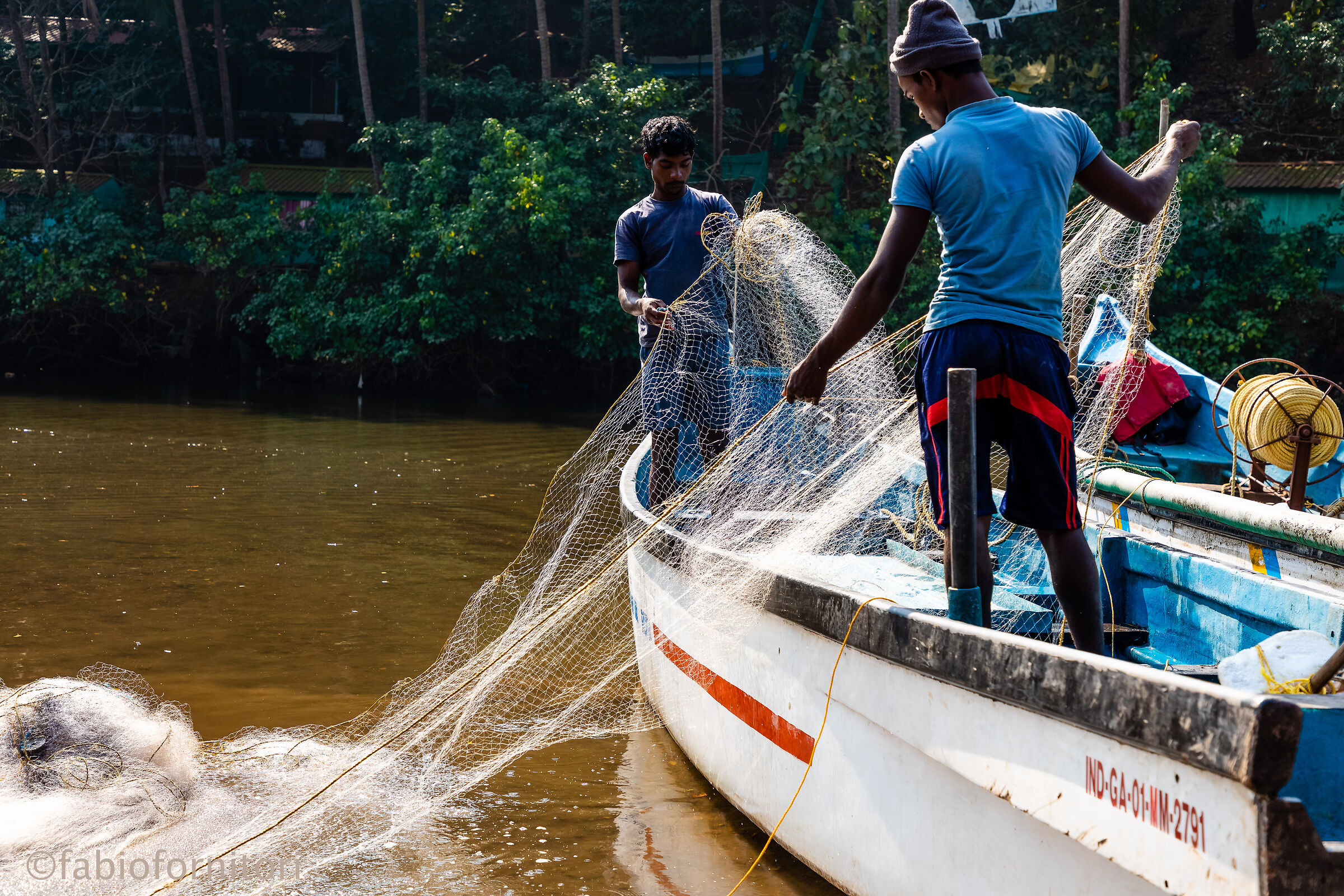 Goa , Pescatori , Ultima fatica  , India 2018