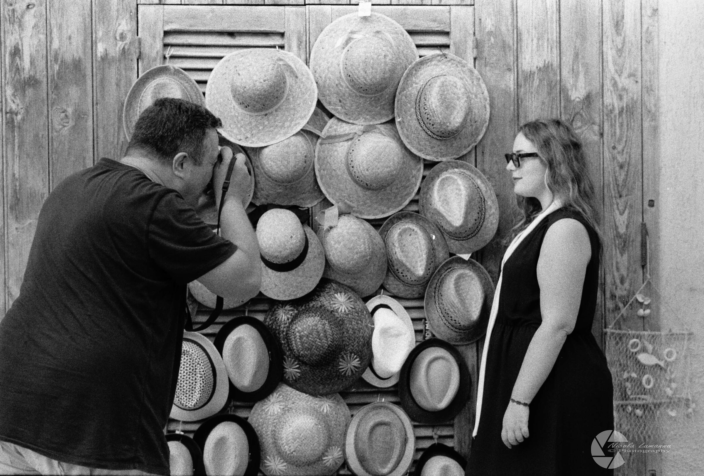 Il fotografo e la modella.