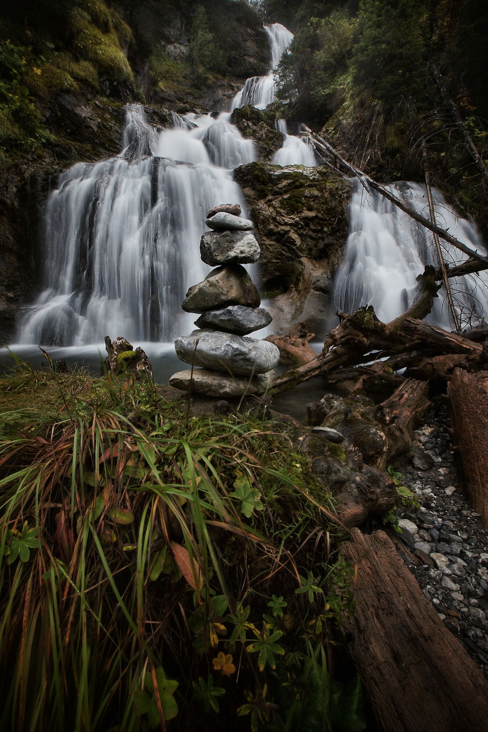 Waterfall in Nenzinger Himmel