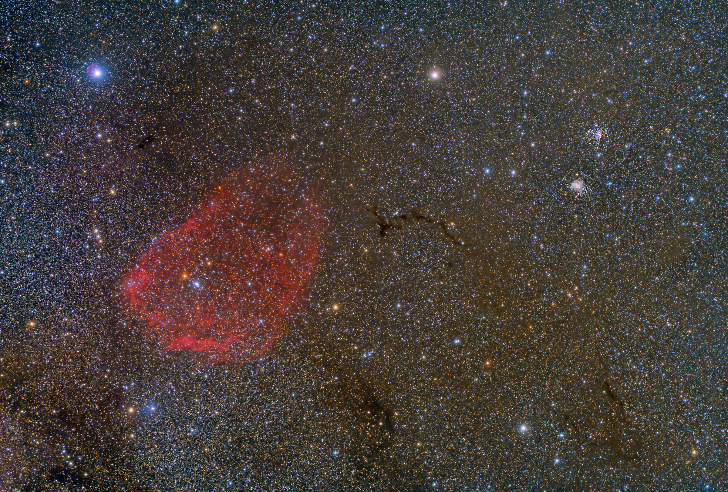 Sh2-129, B150, NGC6946 and NGC6939