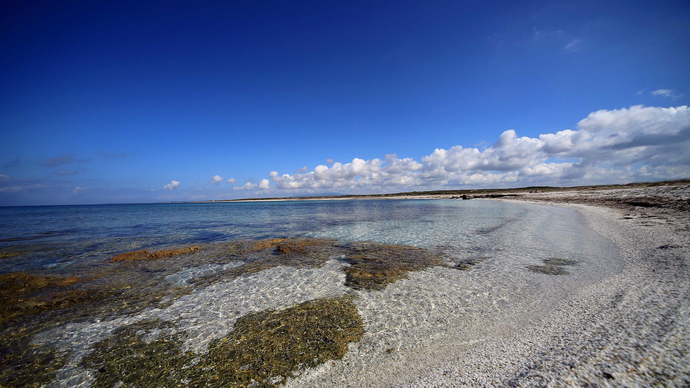 Veduta da Punta Maimoni della spiaggia omonima
